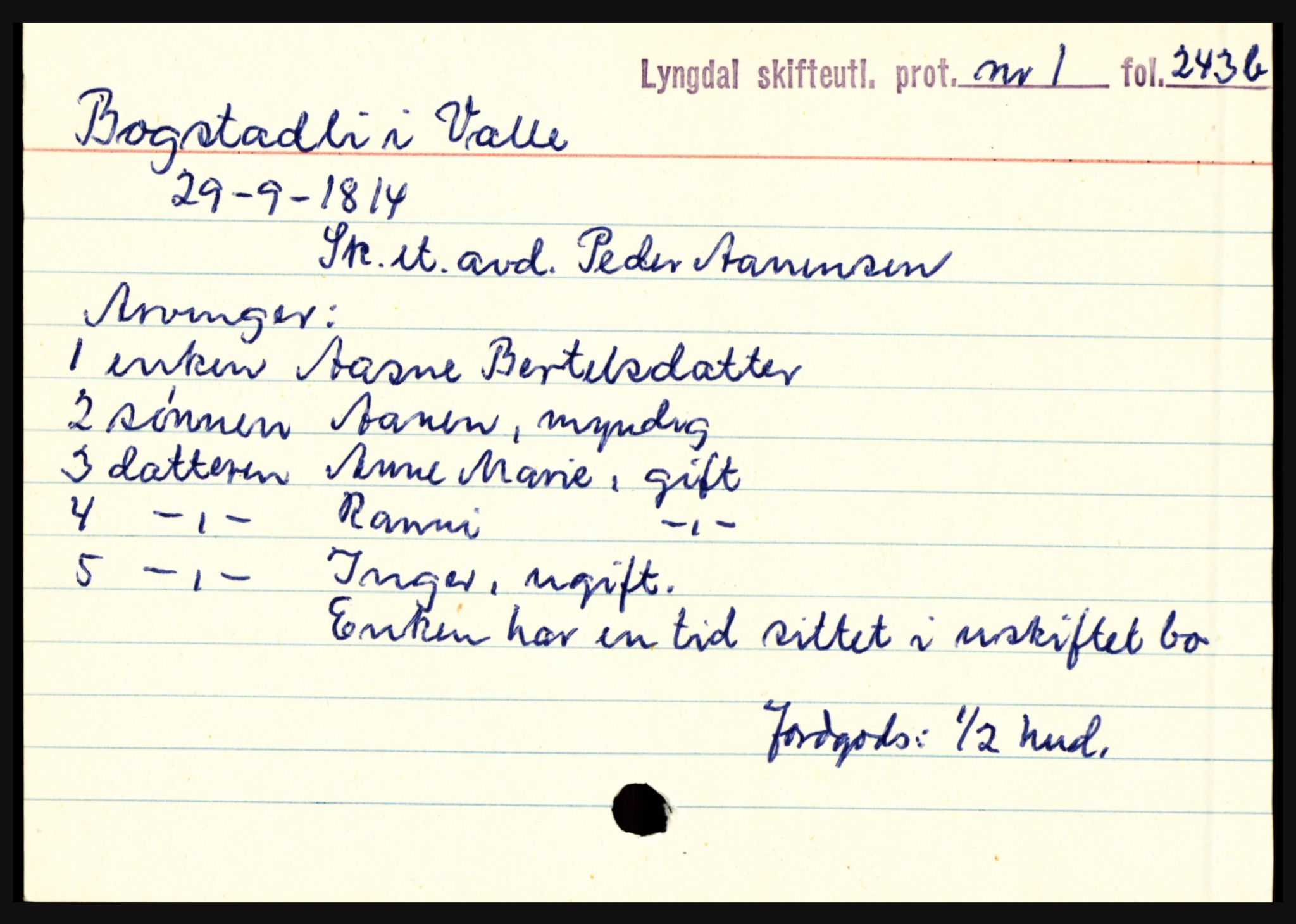 Lyngdal sorenskriveri, SAK/1221-0004/H, p. 1099