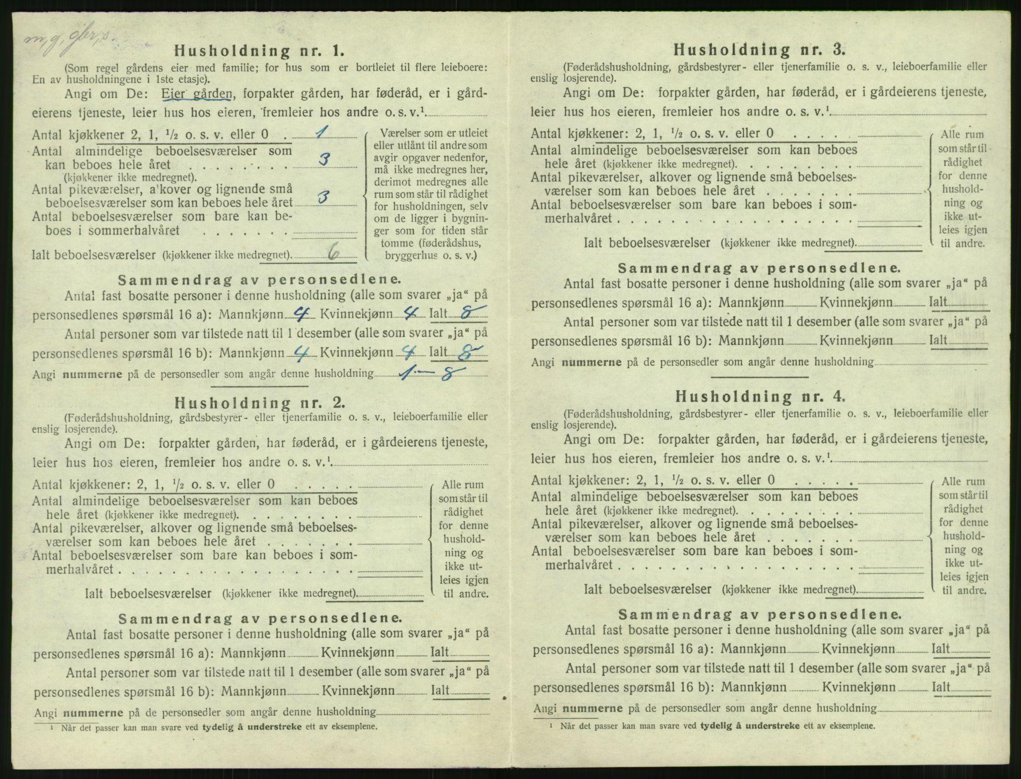 SAT, 1920 census for Aukra, 1920, p. 604