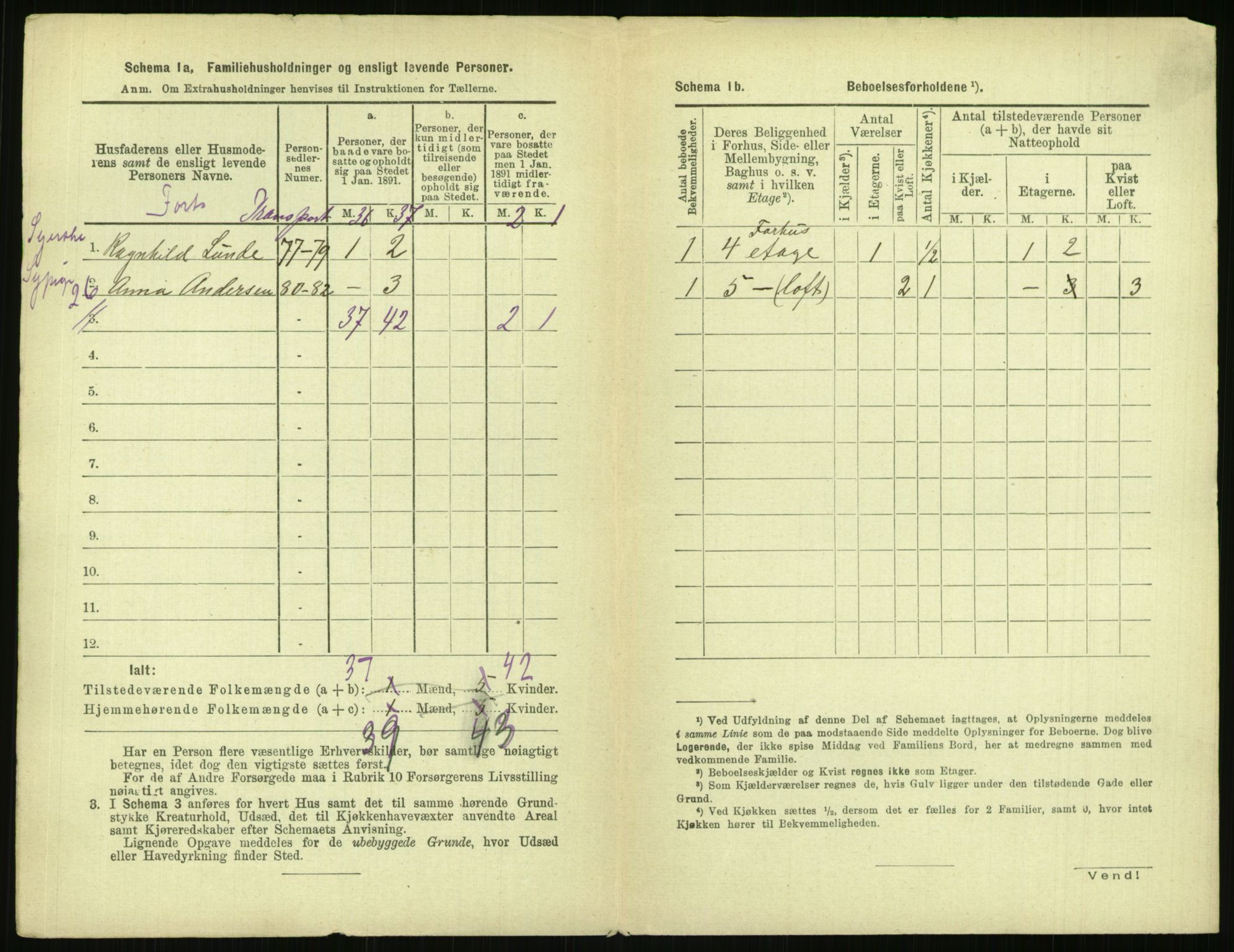 RA, 1891 census for 0301 Kristiania, 1891, p. 131849