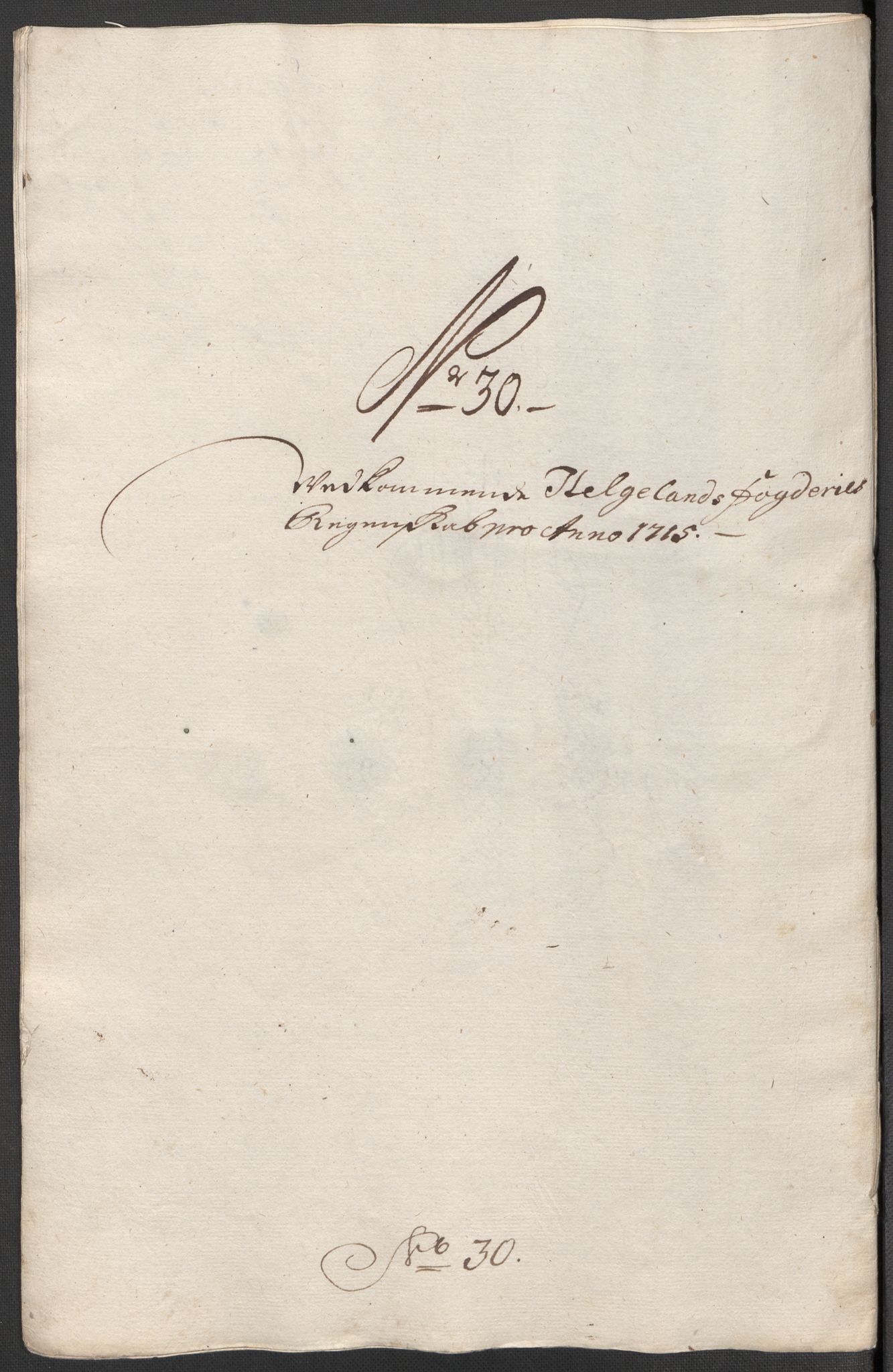 Rentekammeret inntil 1814, Reviderte regnskaper, Fogderegnskap, AV/RA-EA-4092/R65/L4513: Fogderegnskap Helgeland, 1714-1715, p. 646