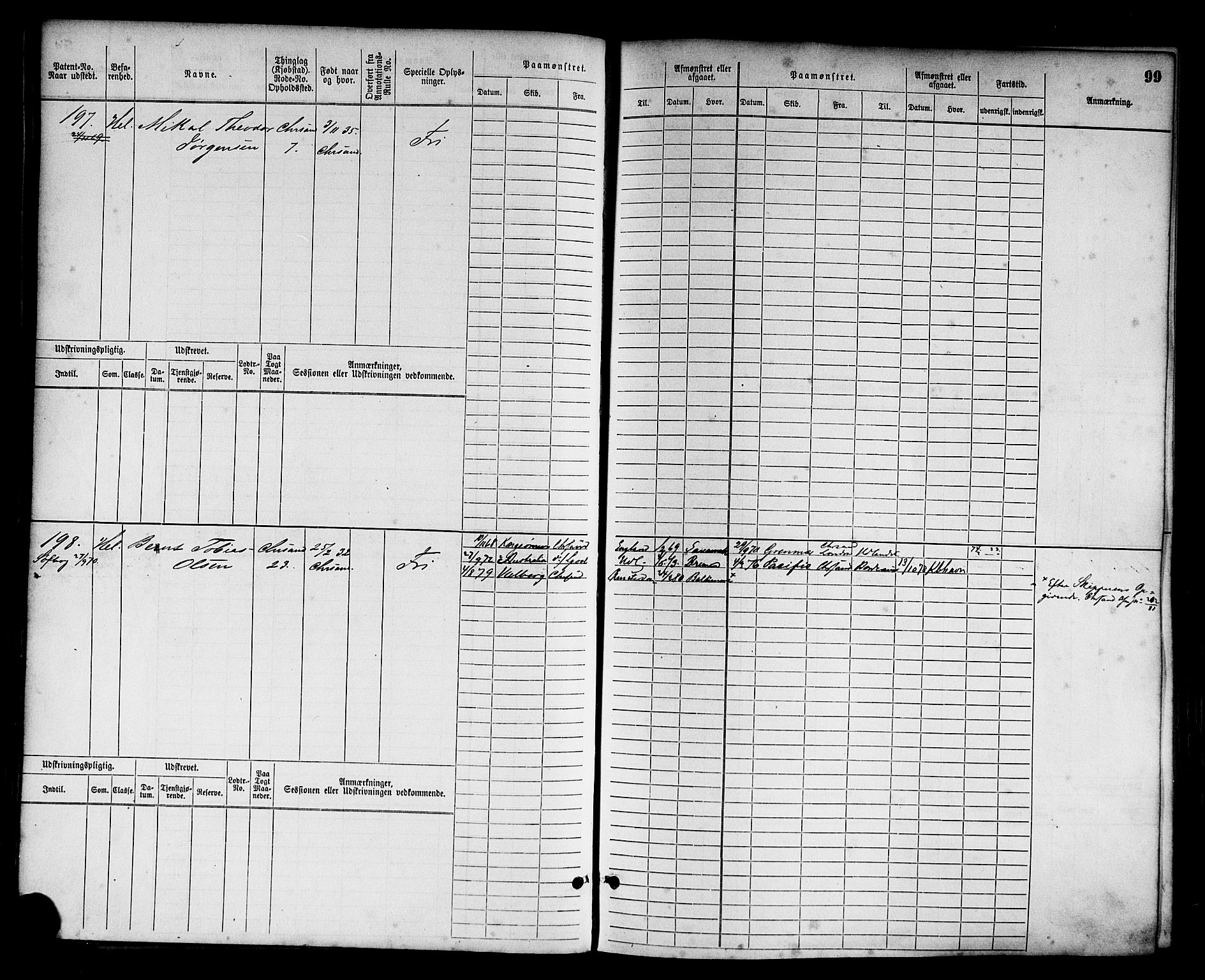 Kristiansand mønstringskrets, AV/SAK-2031-0015/F/Fb/L0003: Hovedrulle nr 1-762, I-10, 1860-1911, p. 110