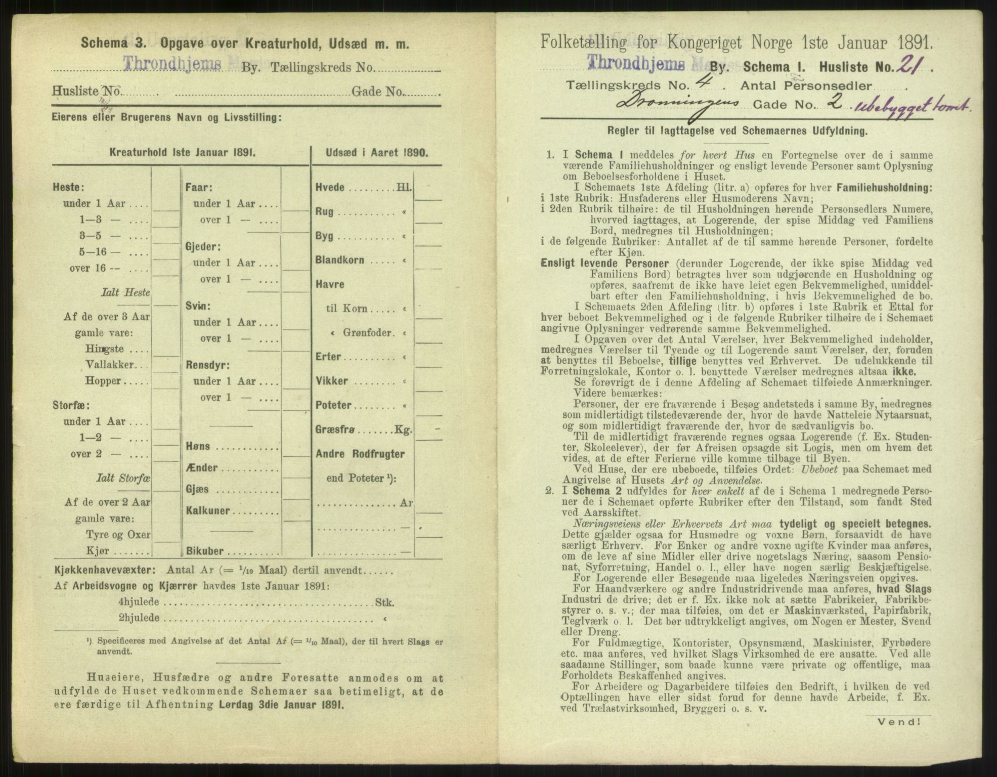 RA, 1891 census for 1601 Trondheim, 1891, p. 506