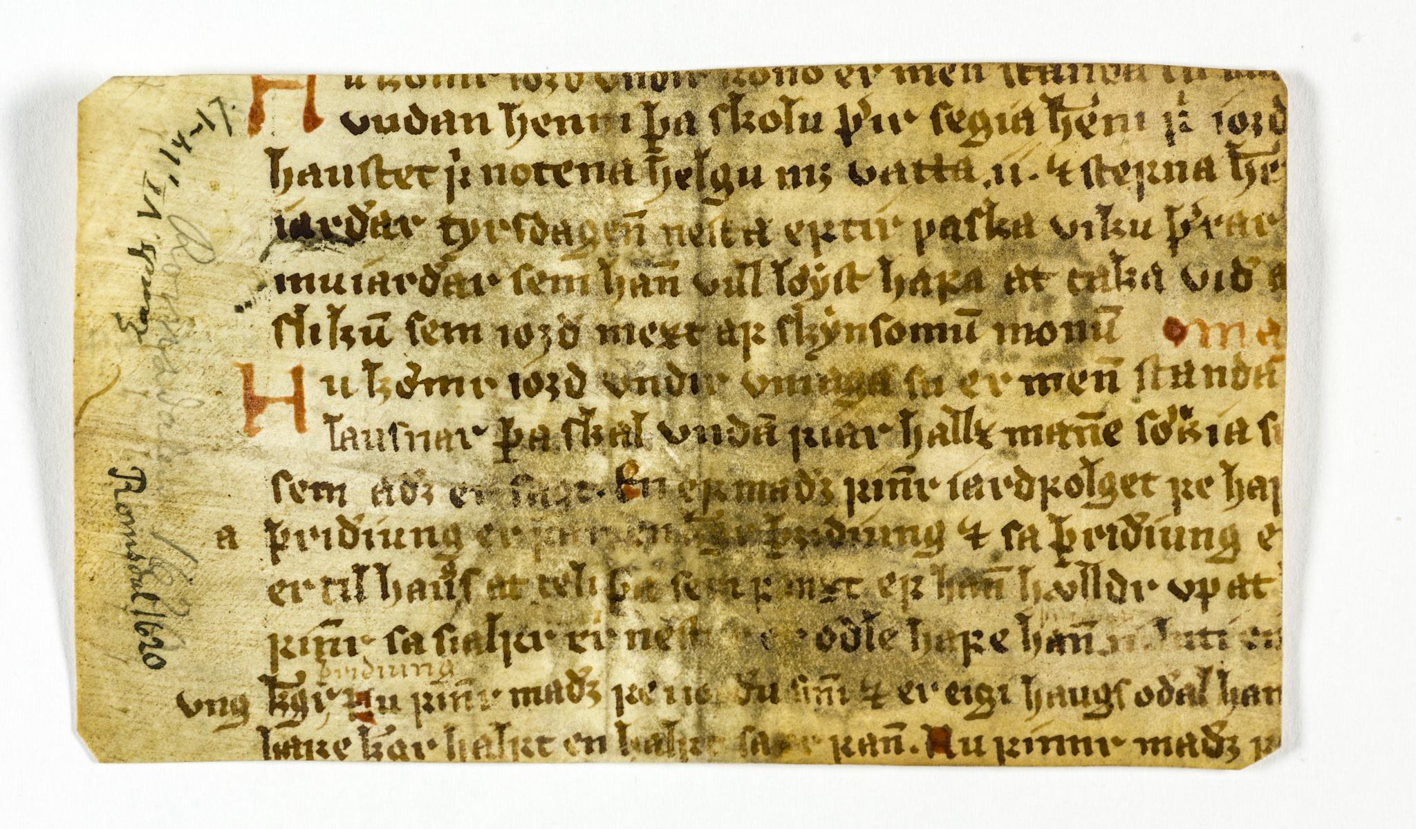 Riksarkivets diplomsamling, AV/RA-EA-5965/F26/L0004: Norrøne membranfragmenter bestand 31-50, 1100-1536, p. 146