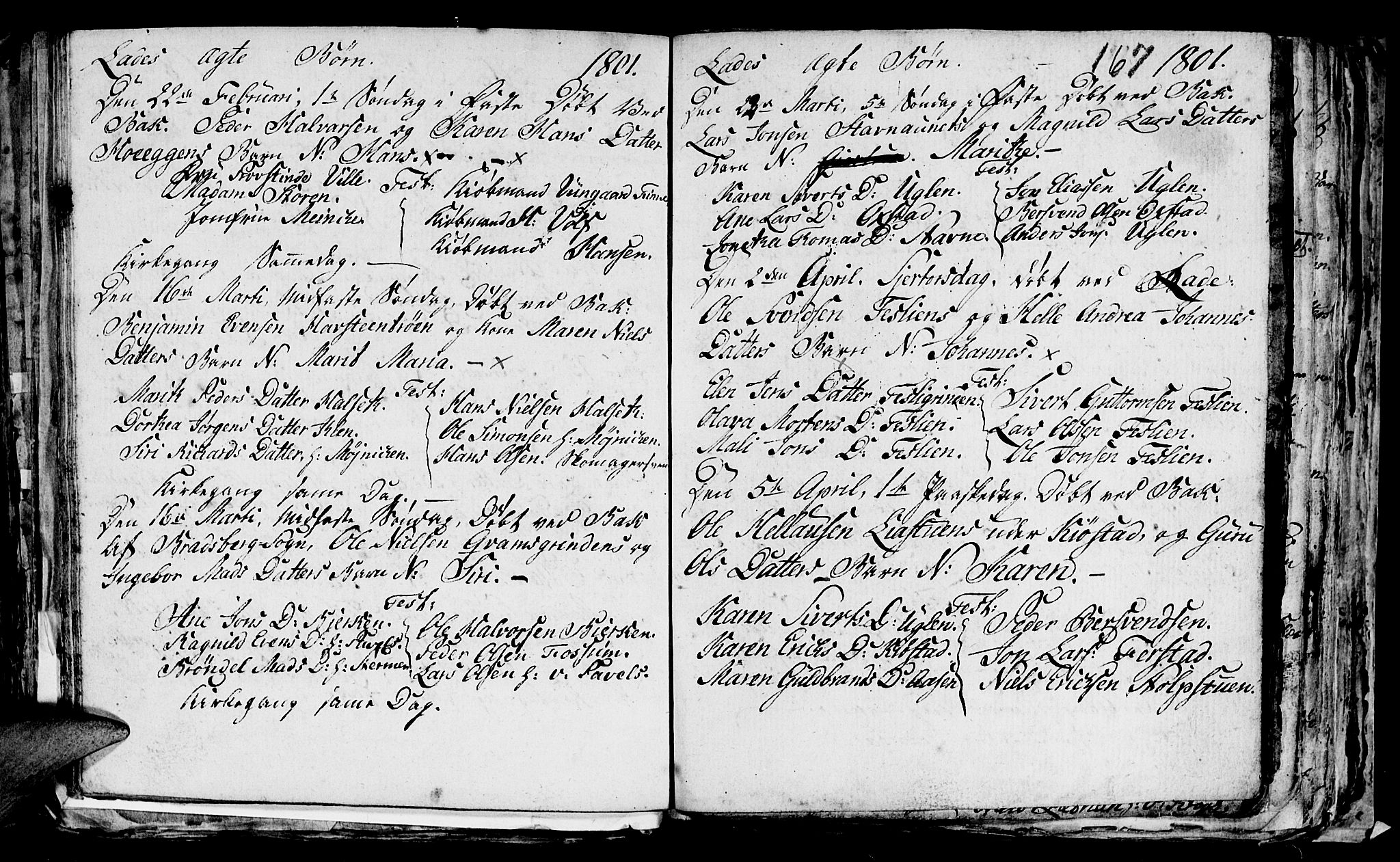 Ministerialprotokoller, klokkerbøker og fødselsregistre - Sør-Trøndelag, SAT/A-1456/606/L0305: Parish register (copy) no. 606C01, 1757-1819, p. 167