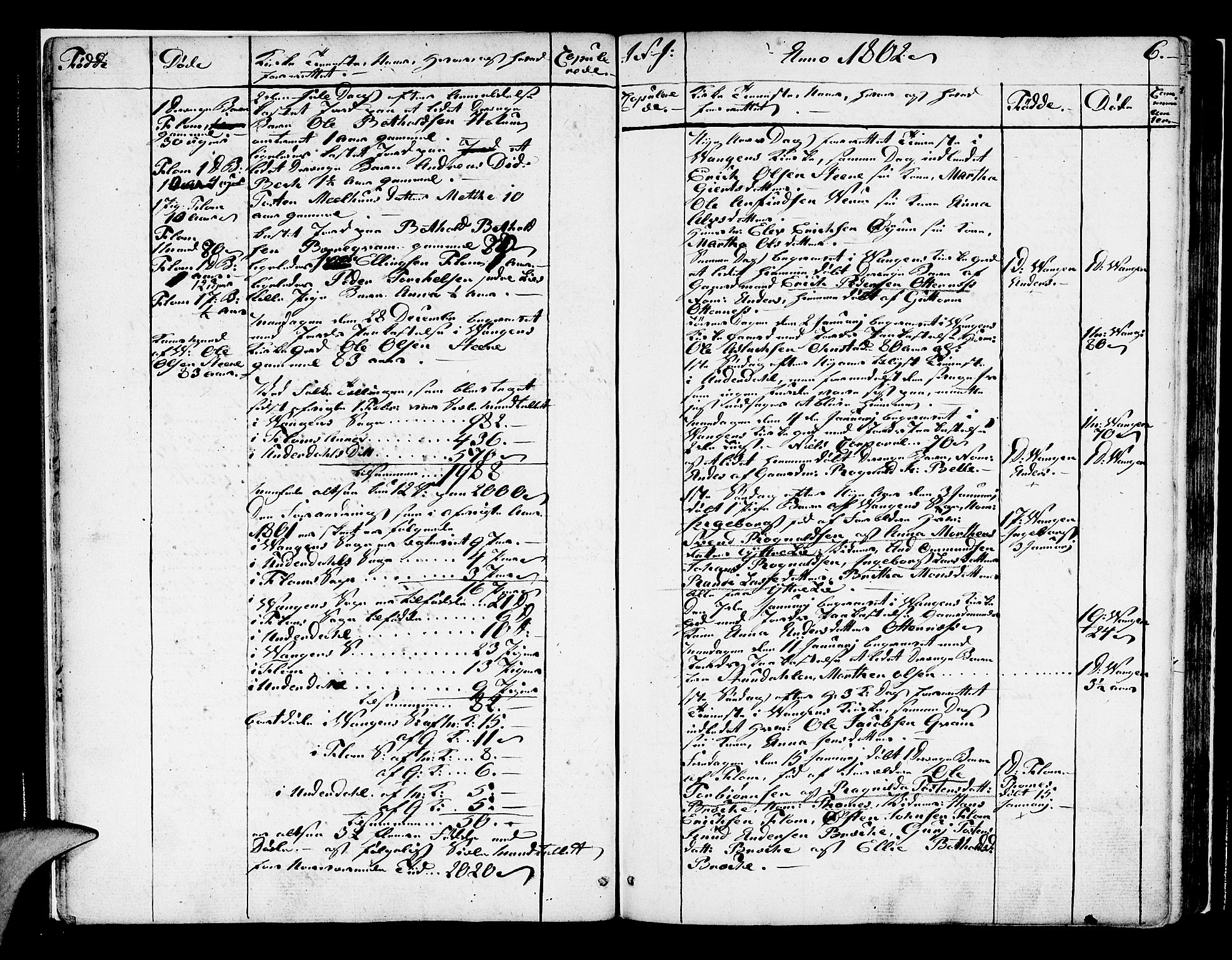 Aurland sokneprestembete, SAB/A-99937/H/Ha/Haa/L0005: Parish register (official) no. A 5, 1801-1821, p. 6