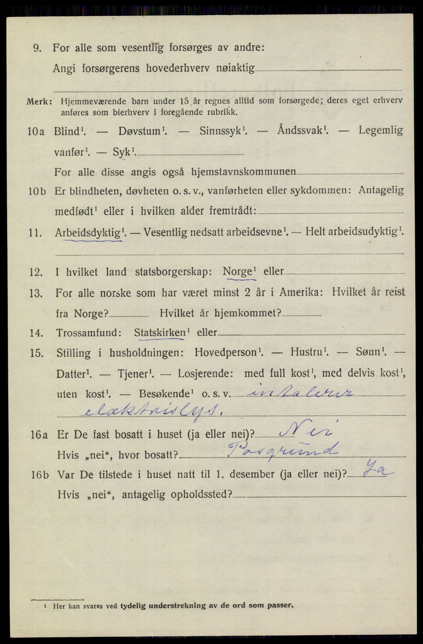 SAKO, 1920 census for Heddal, 1920, p. 5311