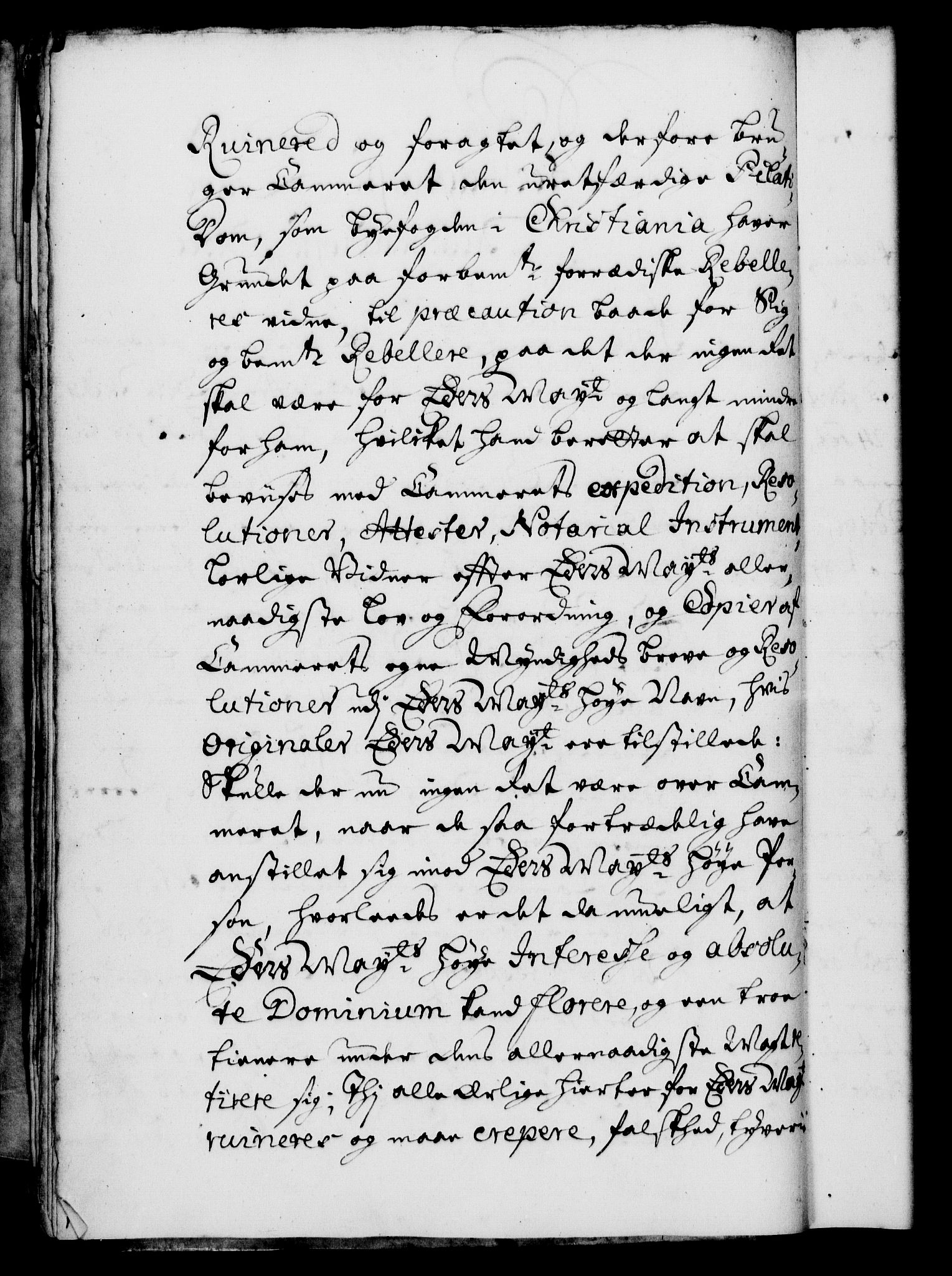 Rentekammeret, Kammerkanselliet, RA/EA-3111/G/Gf/Gfa/L0005: Norsk relasjons- og resolusjonsprotokoll (merket RK 52.5), 1722, p. 46
