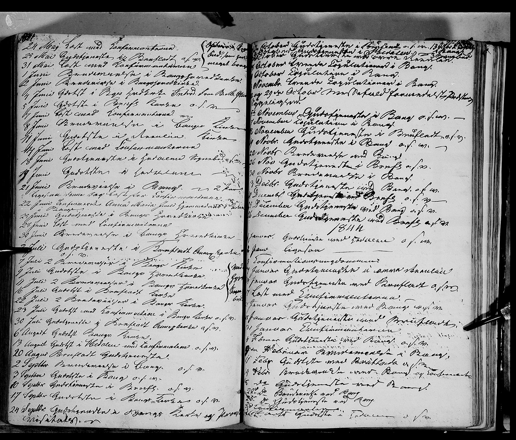 Sør-Aurdal prestekontor, AV/SAH-PREST-128/H/Ha/Haa/L0004: Parish register (official) no. 4, 1841-1849, p. 971-972