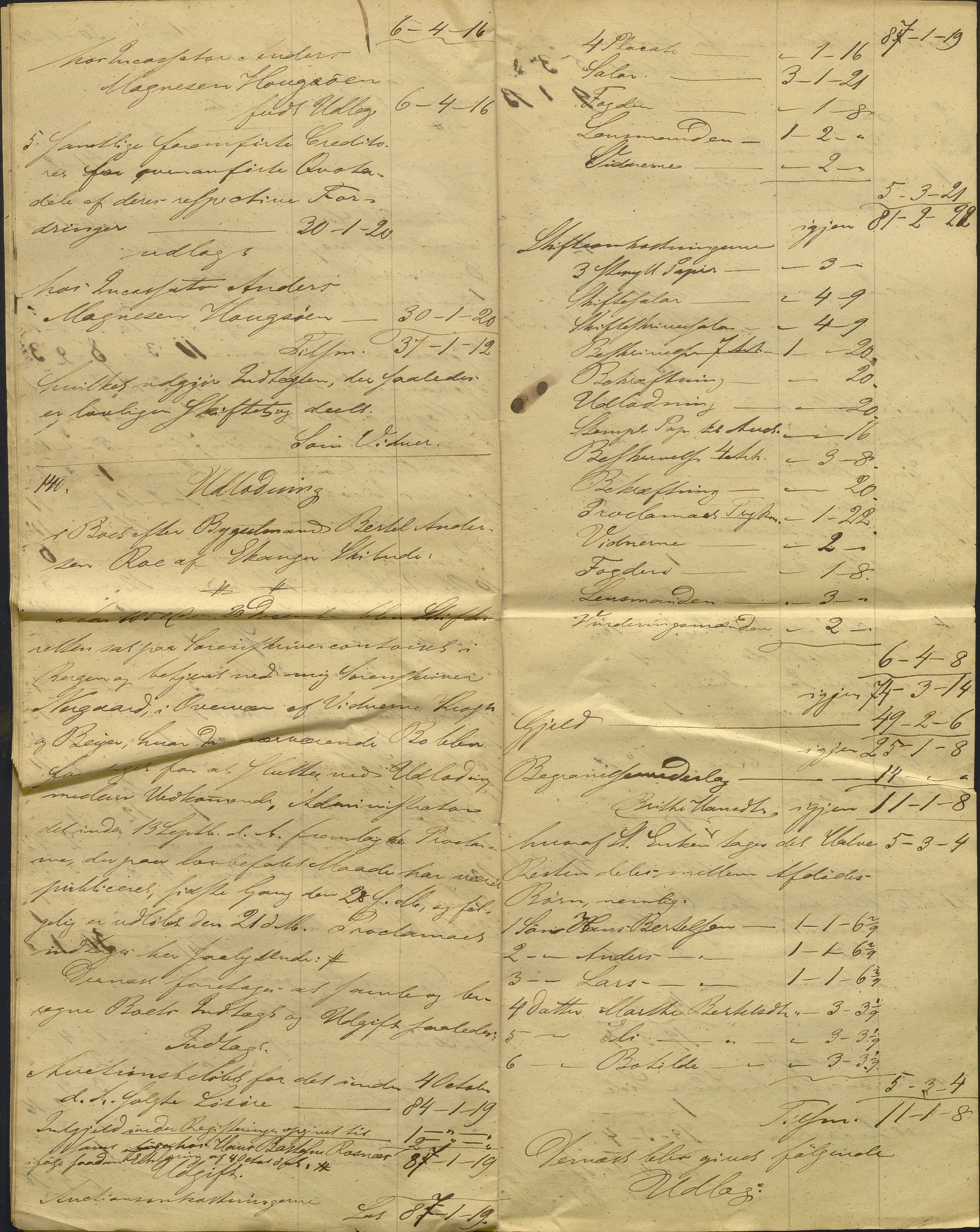 Nordhordland sorenskrivar, AV/SAB-A-2901/1/H/Hd/Hdb/L0001: Konsept til utlodningar, 1850-1852, p. 269