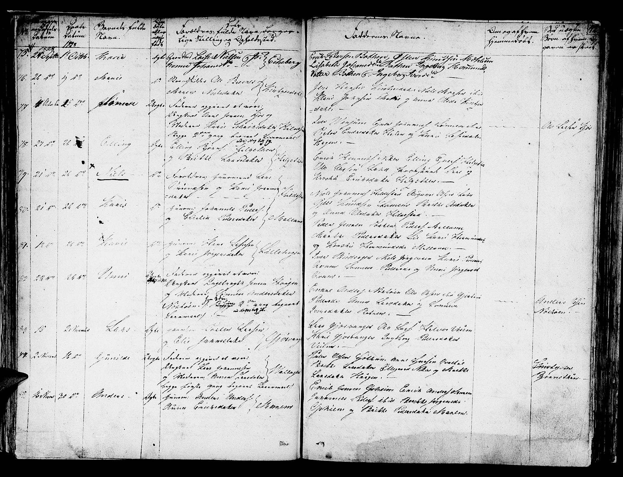Hafslo sokneprestembete, SAB/A-80301/H/Haa/Haaa/L0004: Parish register (official) no. A 4, 1821-1834, p. 42