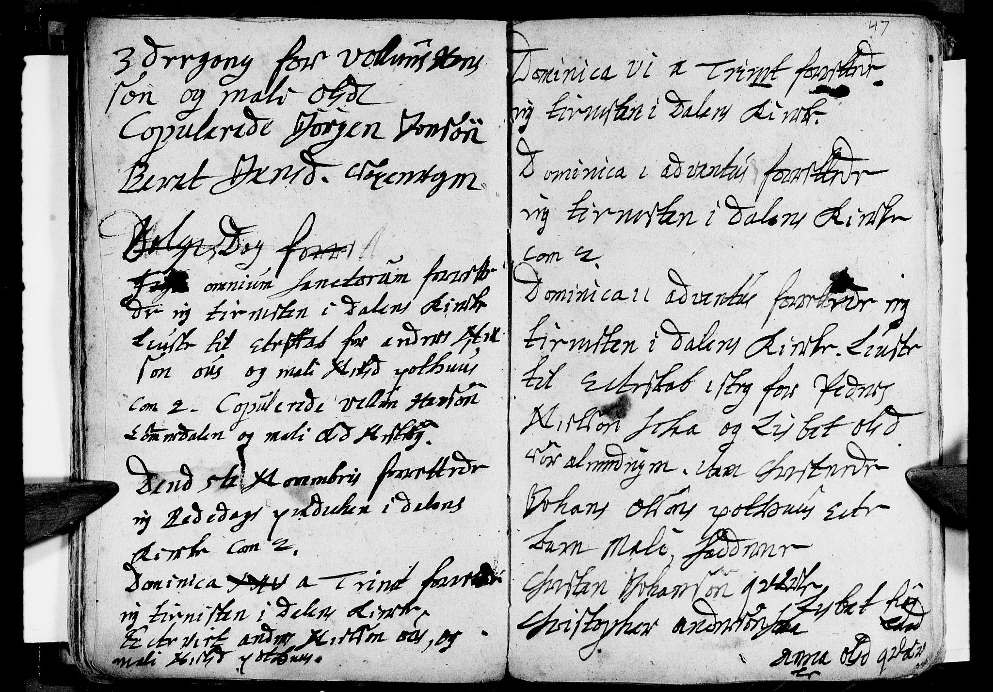 Ministerialprotokoller, klokkerbøker og fødselsregistre - Nordland, SAT/A-1459/847/L0661: Parish register (official) no. 847A01, 1708-1717, p. 47