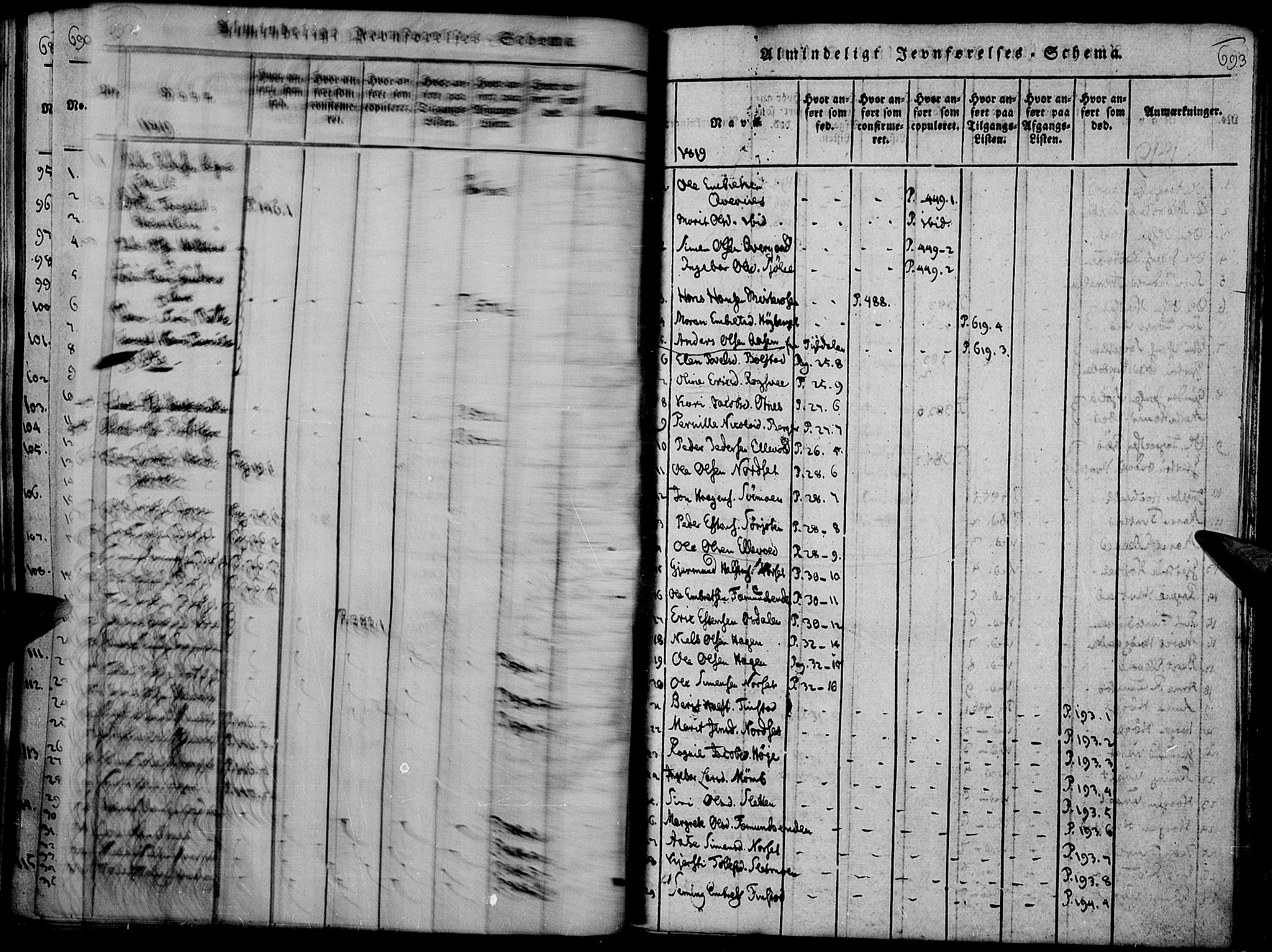 Rendalen prestekontor, AV/SAH-PREST-054/H/Ha/Haa/L0003: Parish register (official) no. 3, 1815-1829, p. 692-693