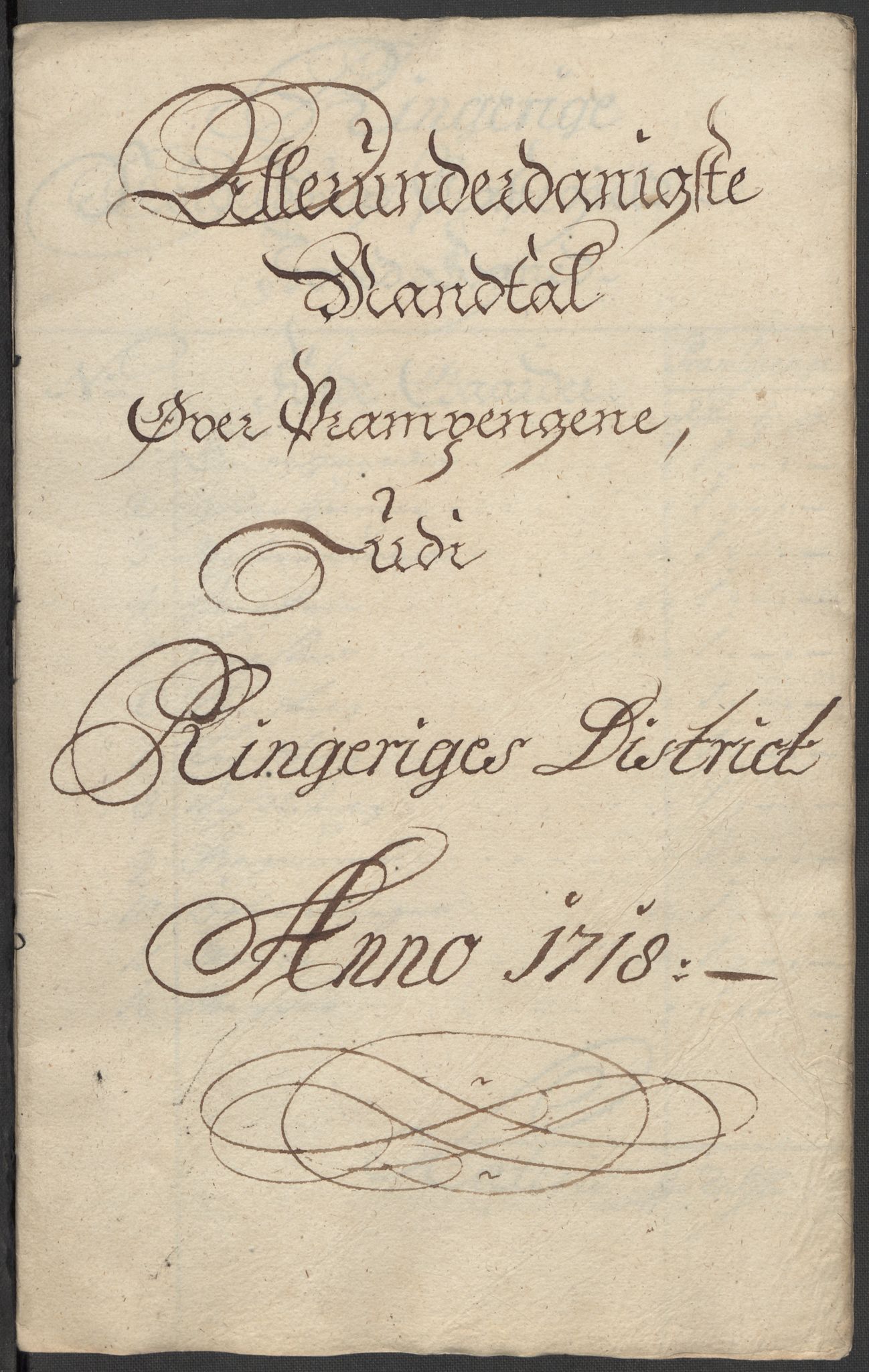 Rentekammeret inntil 1814, Reviderte regnskaper, Fogderegnskap, AV/RA-EA-4092/R23/L1476: Fogderegnskap Ringerike og Hallingdal, 1718, p. 118