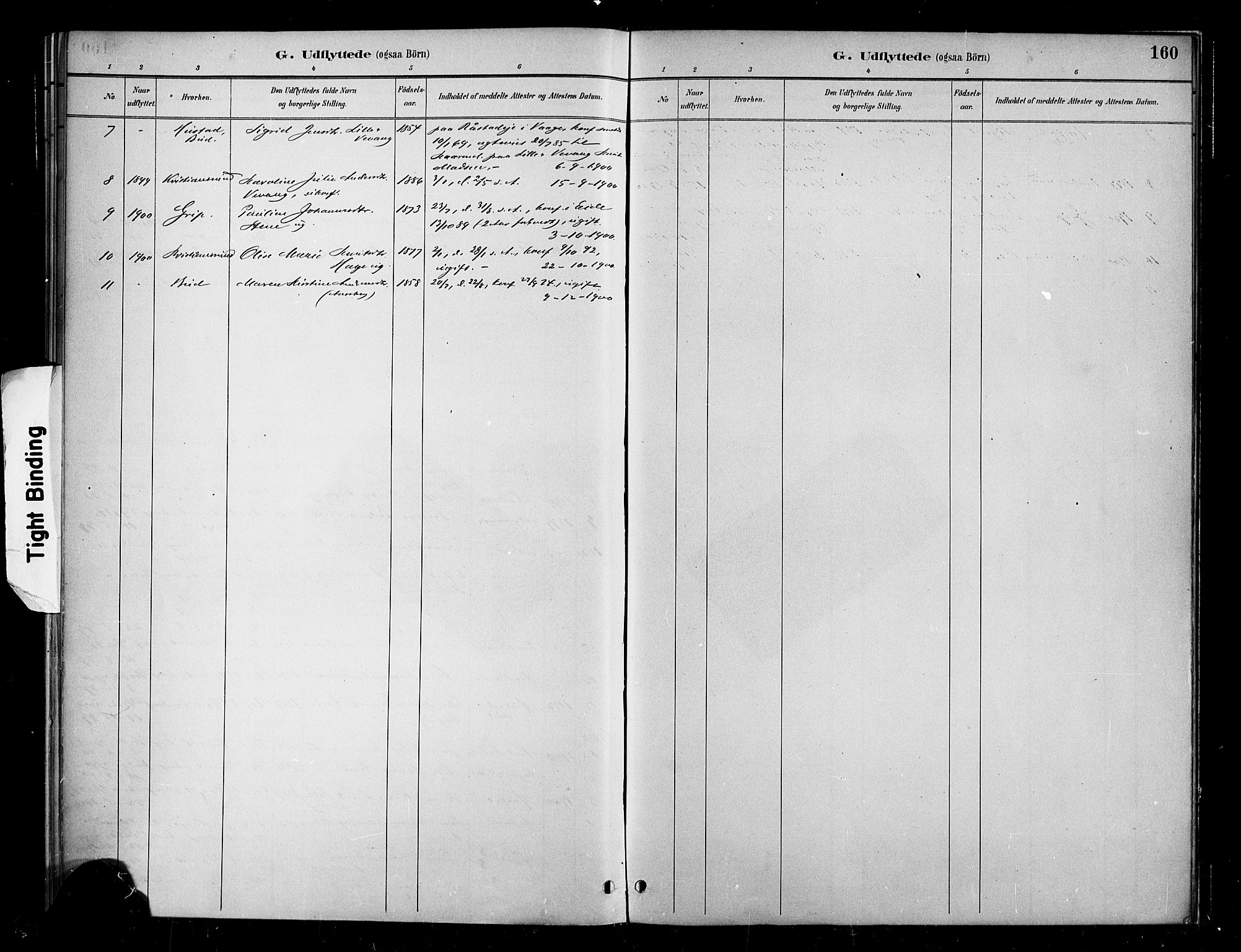 Ministerialprotokoller, klokkerbøker og fødselsregistre - Møre og Romsdal, SAT/A-1454/570/L0832: Parish register (official) no. 570A06, 1885-1900, p. 160