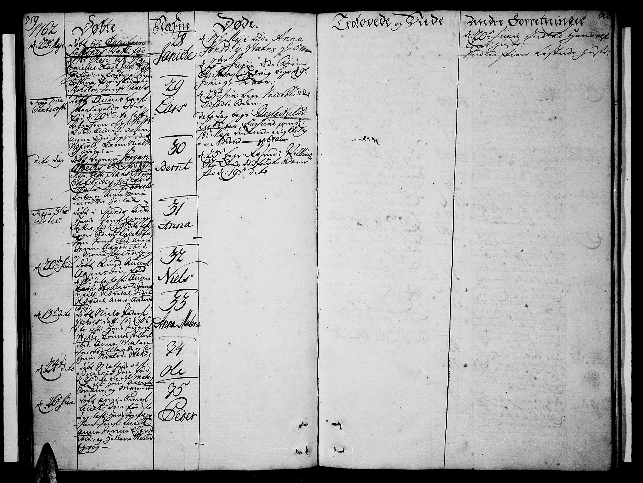 Lista sokneprestkontor, AV/SAK-1111-0027/F/Fa/L0003: Parish register (official) no. A 3 /1, 1743-1767, p. 359-360