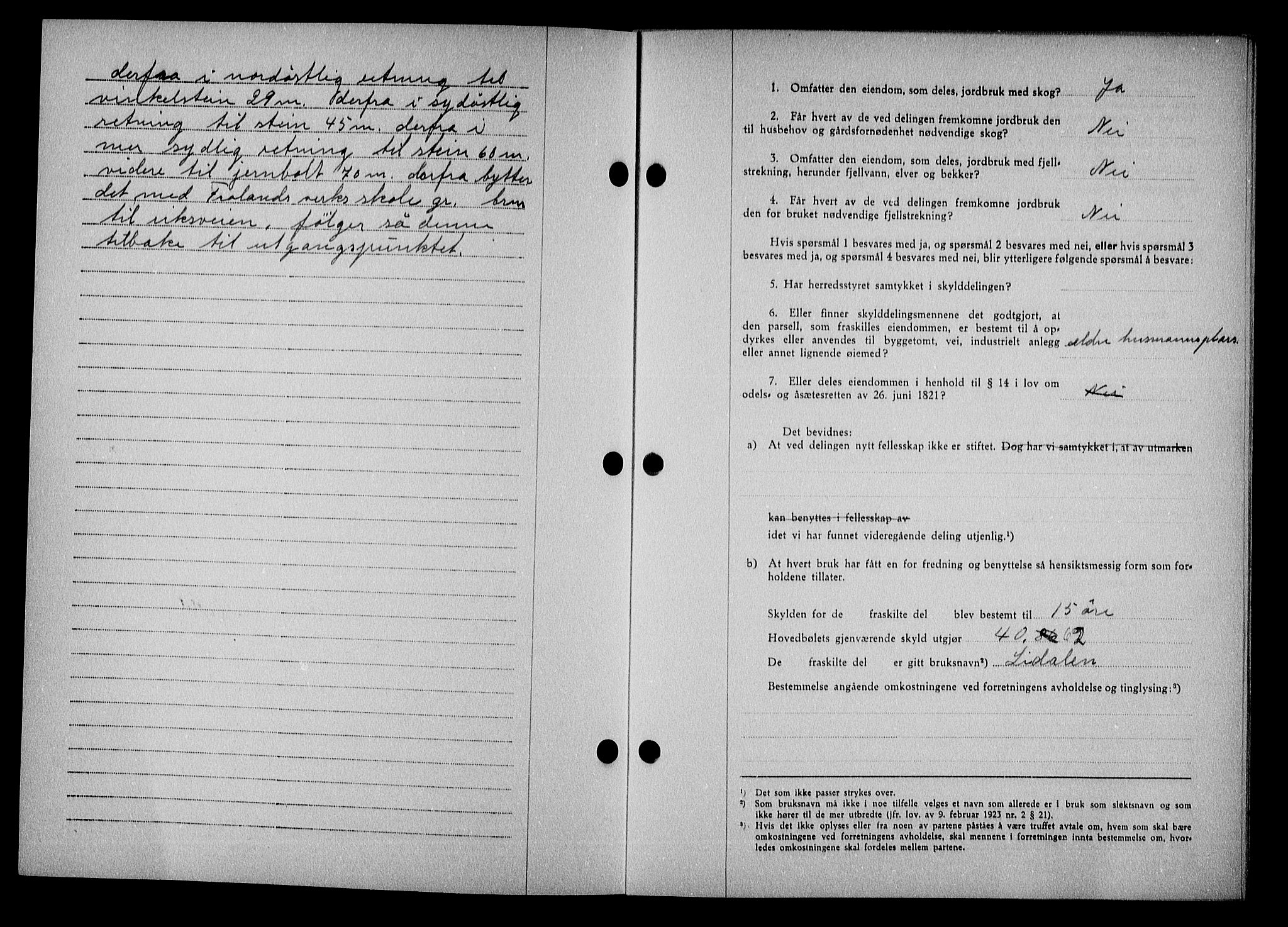 Nedenes sorenskriveri, AV/SAK-1221-0006/G/Gb/Gba/L0049: Mortgage book no. A-III, 1941-1942, Diary no: : 740/1942