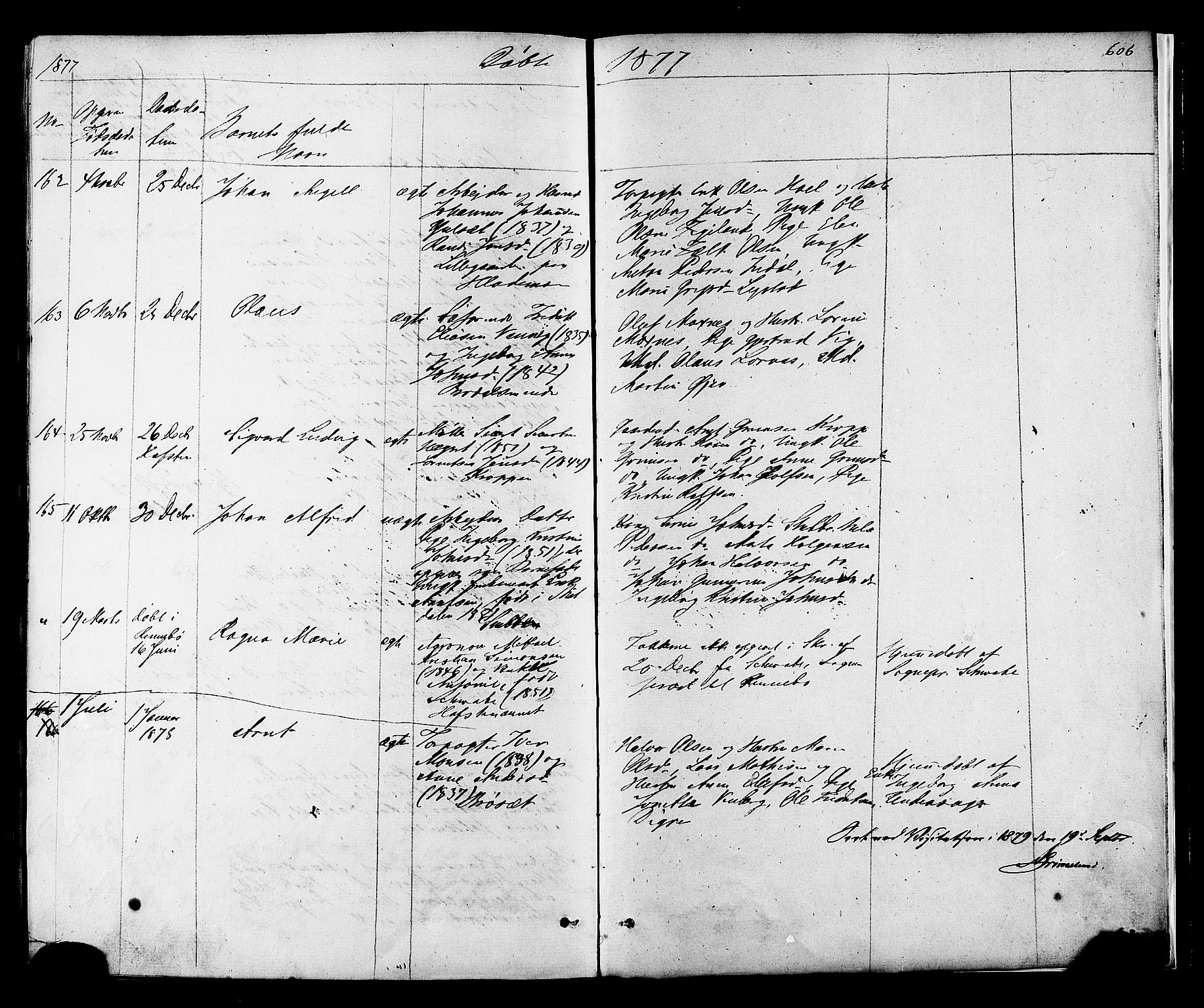 Ministerialprotokoller, klokkerbøker og fødselsregistre - Sør-Trøndelag, SAT/A-1456/606/L0293: Parish register (official) no. 606A08, 1866-1877, p. 606