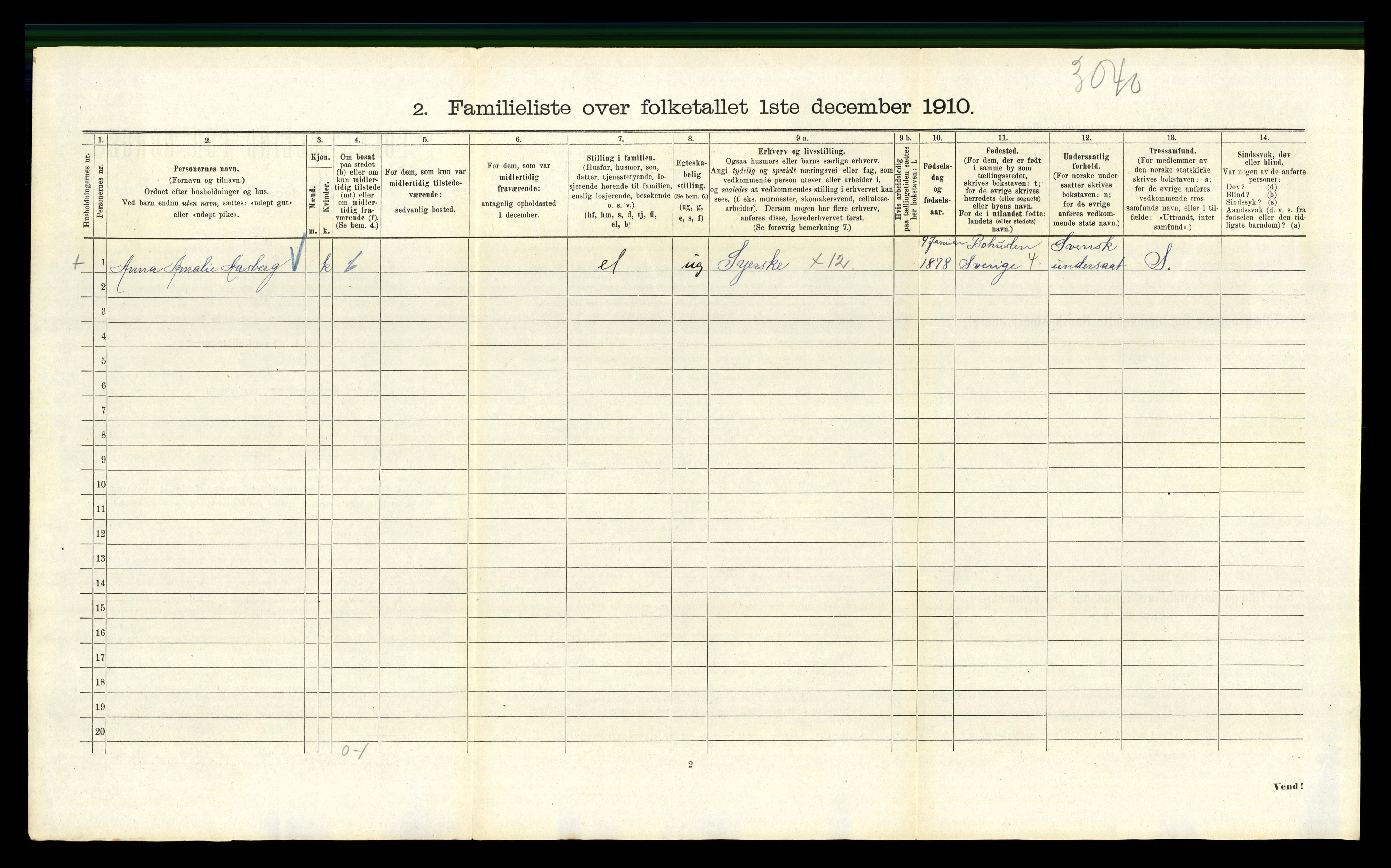 RA, 1910 census for Kristiania, 1910, p. 1778