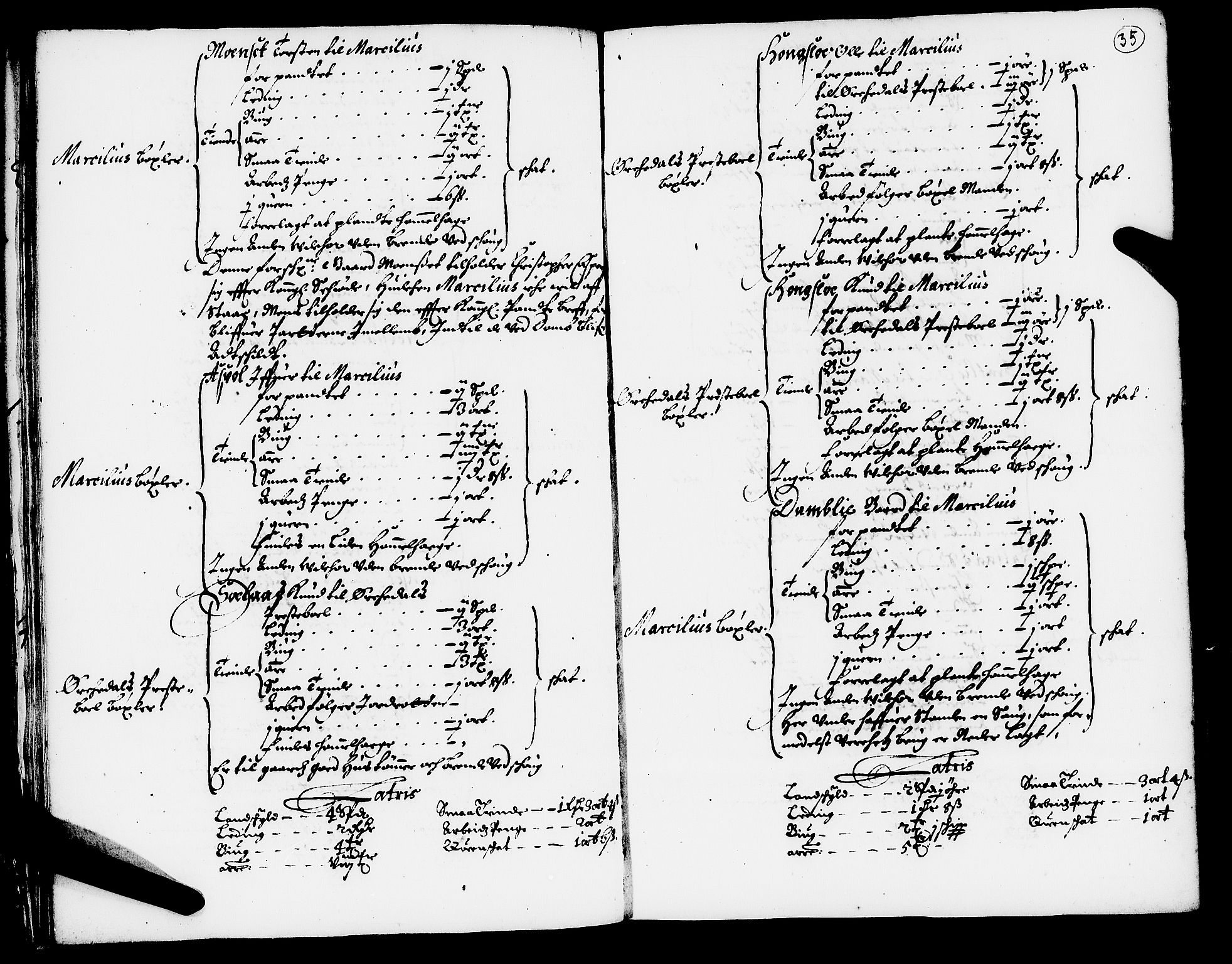 Rentekammeret inntil 1814, Realistisk ordnet avdeling, AV/RA-EA-4070/N/Nb/Nba/L0050: Orkdal fogderi, 1666, p. 34b-35a