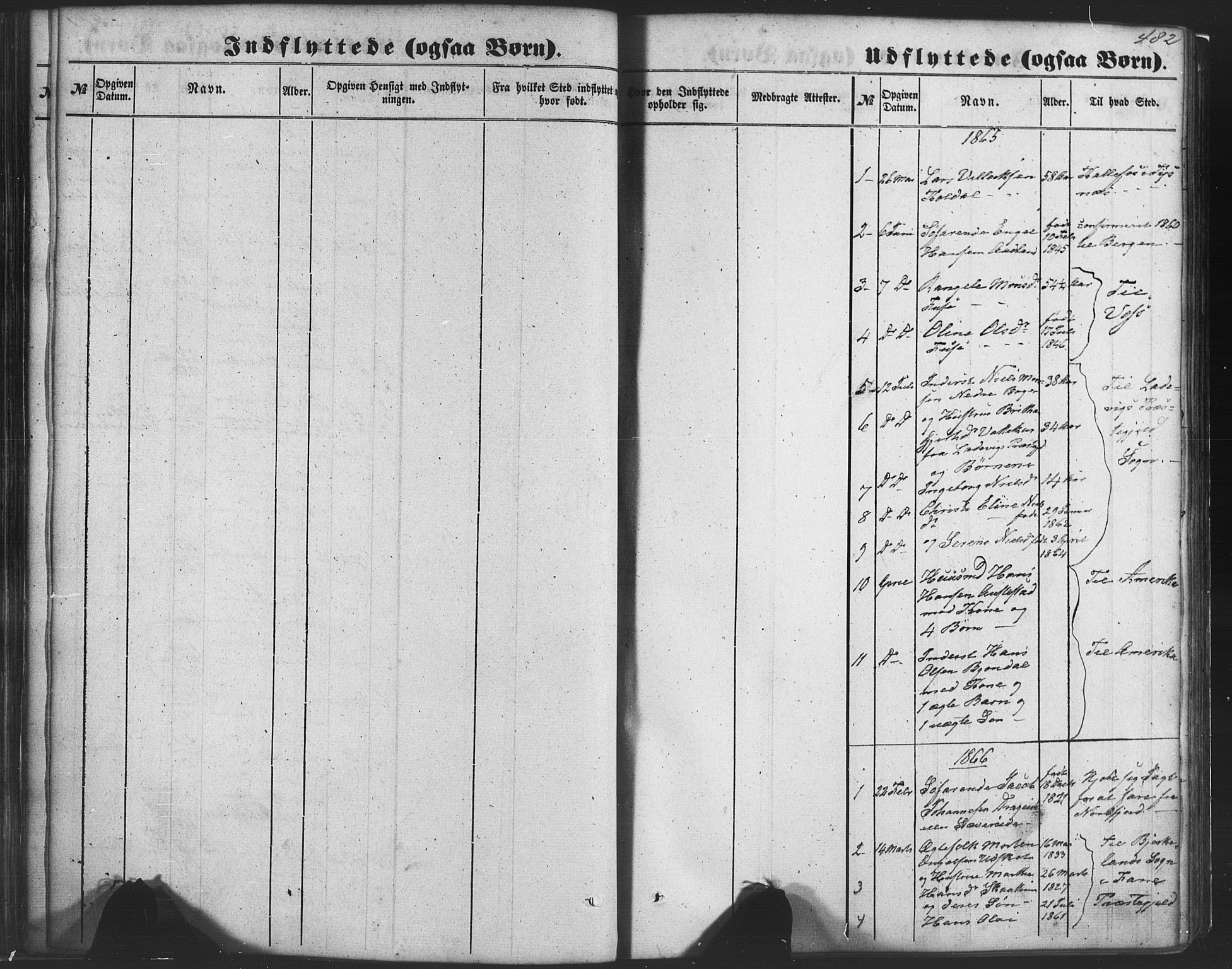 Fusa sokneprestembete, AV/SAB-A-75401/H/Haa: Parish register (official) no. A 1II, 1855-1879, p. 482