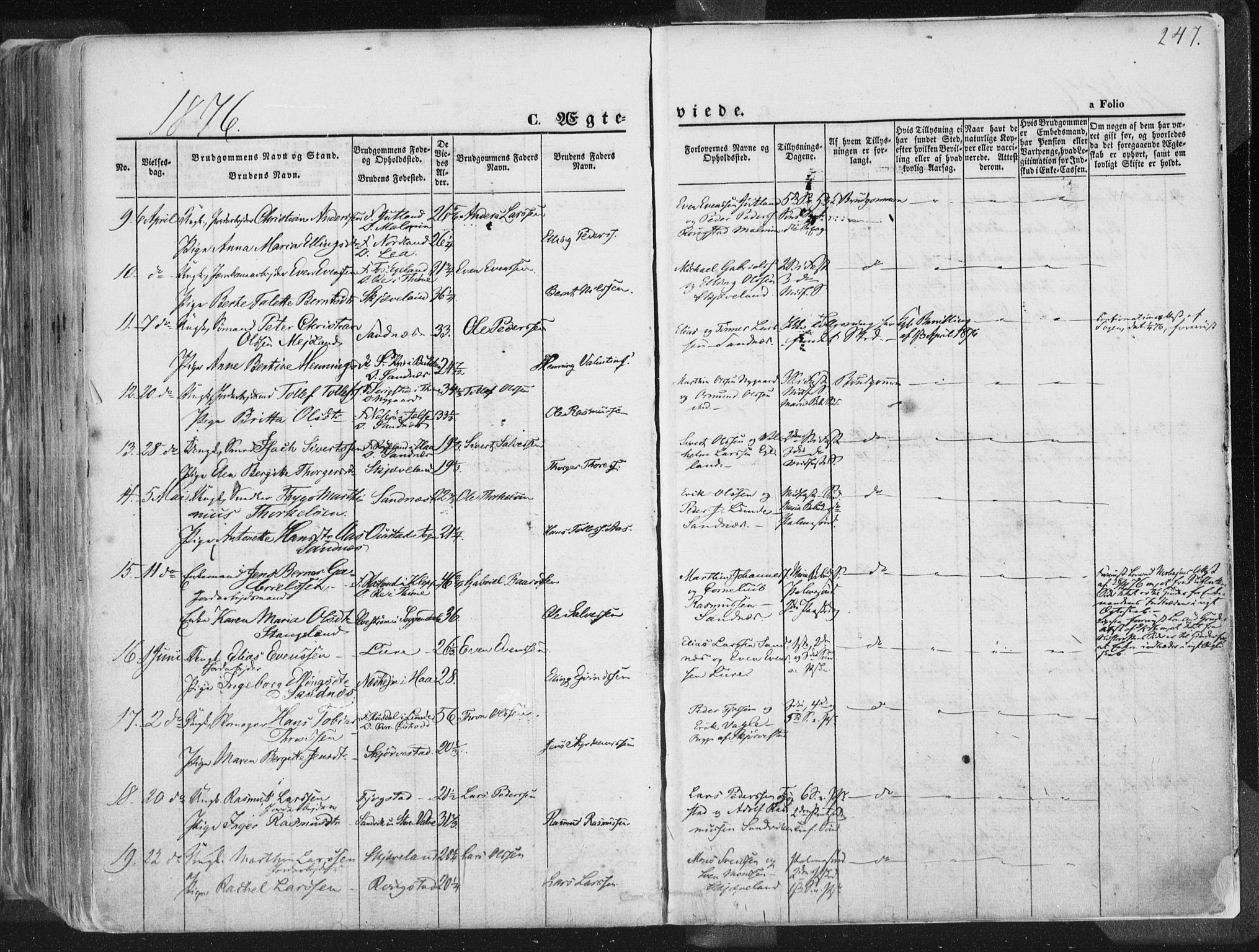Høyland sokneprestkontor, SAST/A-101799/001/30BA/L0010: Parish register (official) no. A 9.1, 1857-1877, p. 247