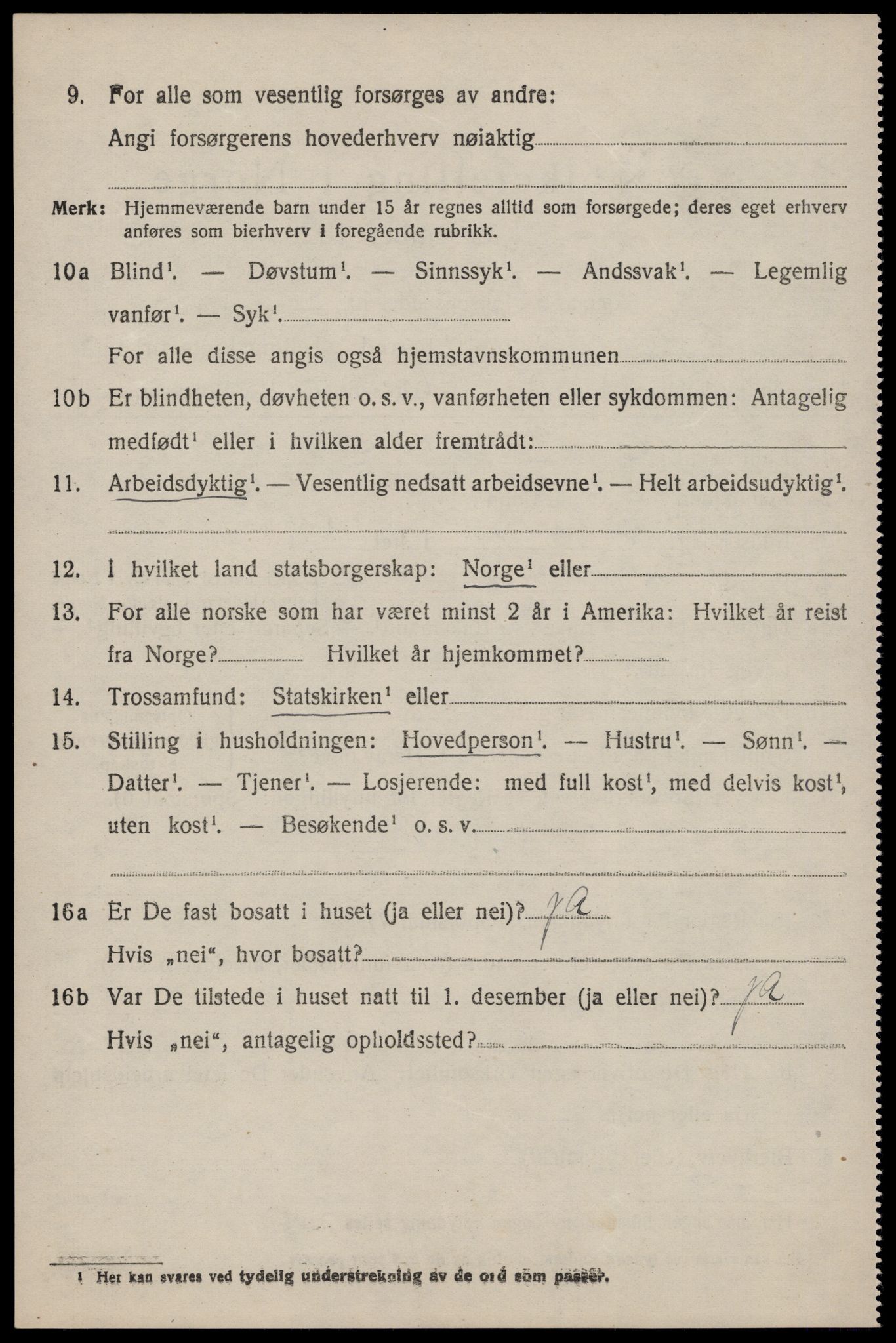 SAST, 1920 census for Vikedal, 1920, p. 3768