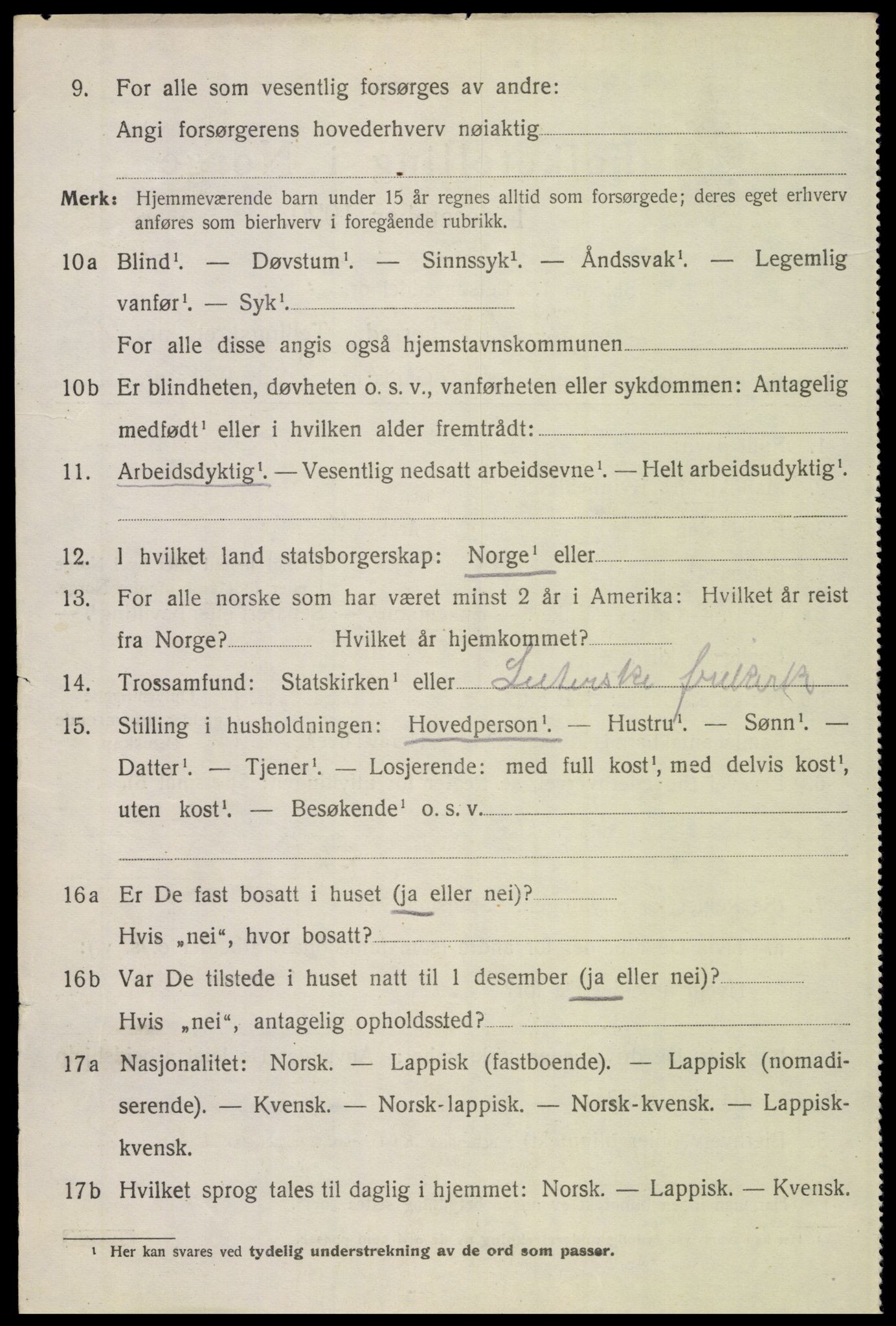 SAT, 1920 census for Bodin, 1920, p. 10881