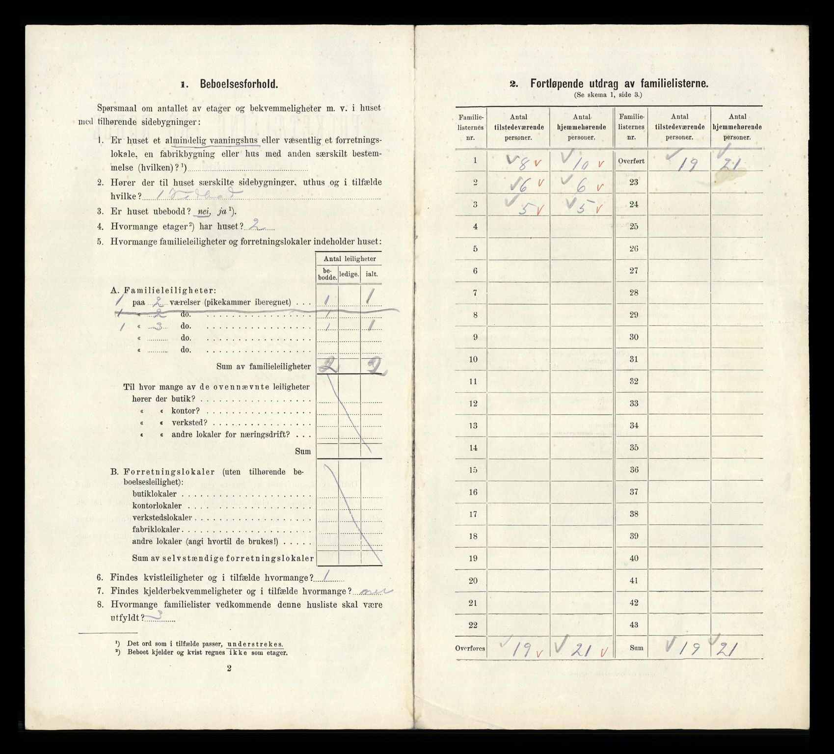 RA, 1910 census for Arendal, 1910, p. 4424