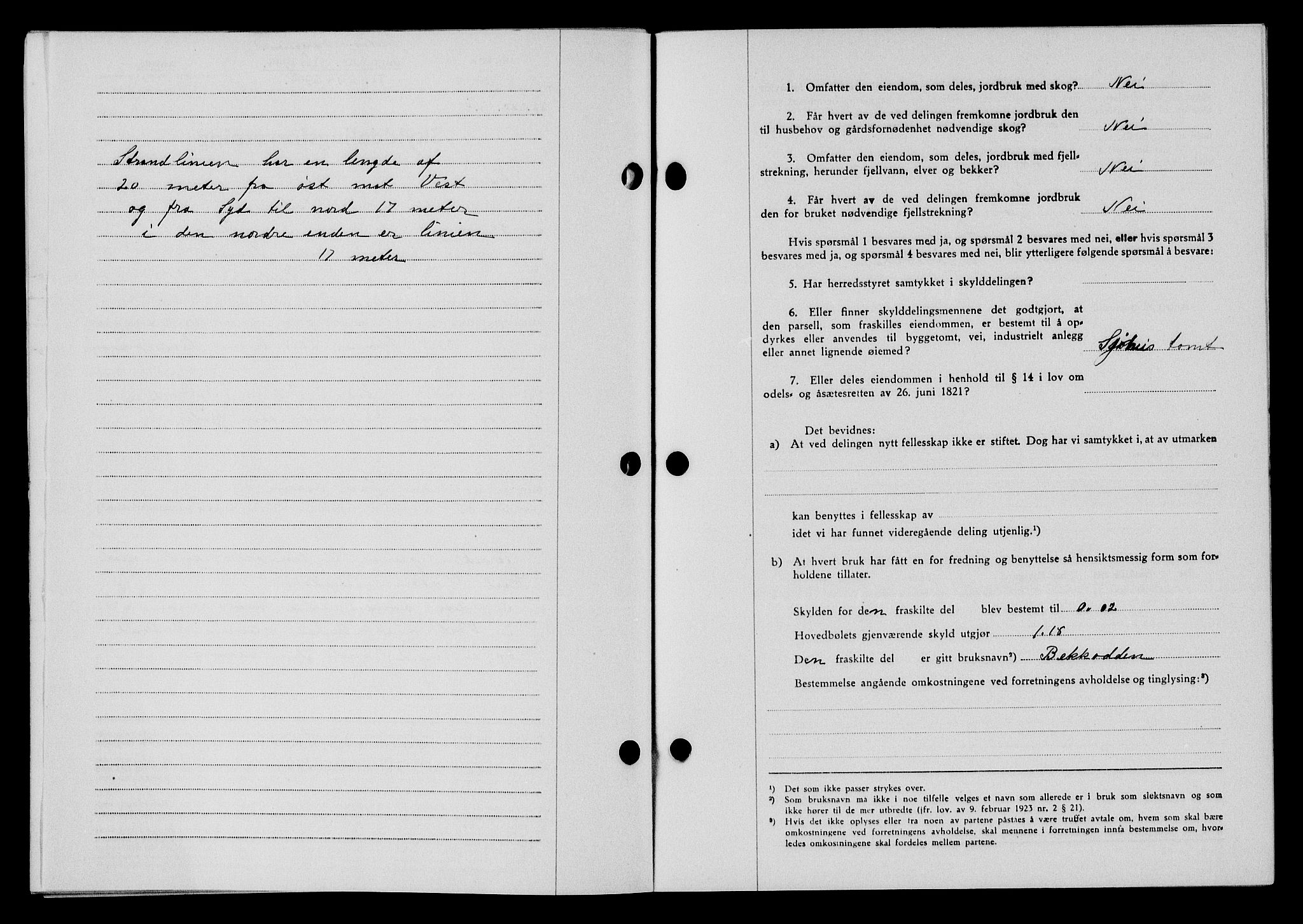 Flekkefjord sorenskriveri, SAK/1221-0001/G/Gb/Gba/L0059: Mortgage book no. A-7, 1944-1945, Diary no: : 316/1944