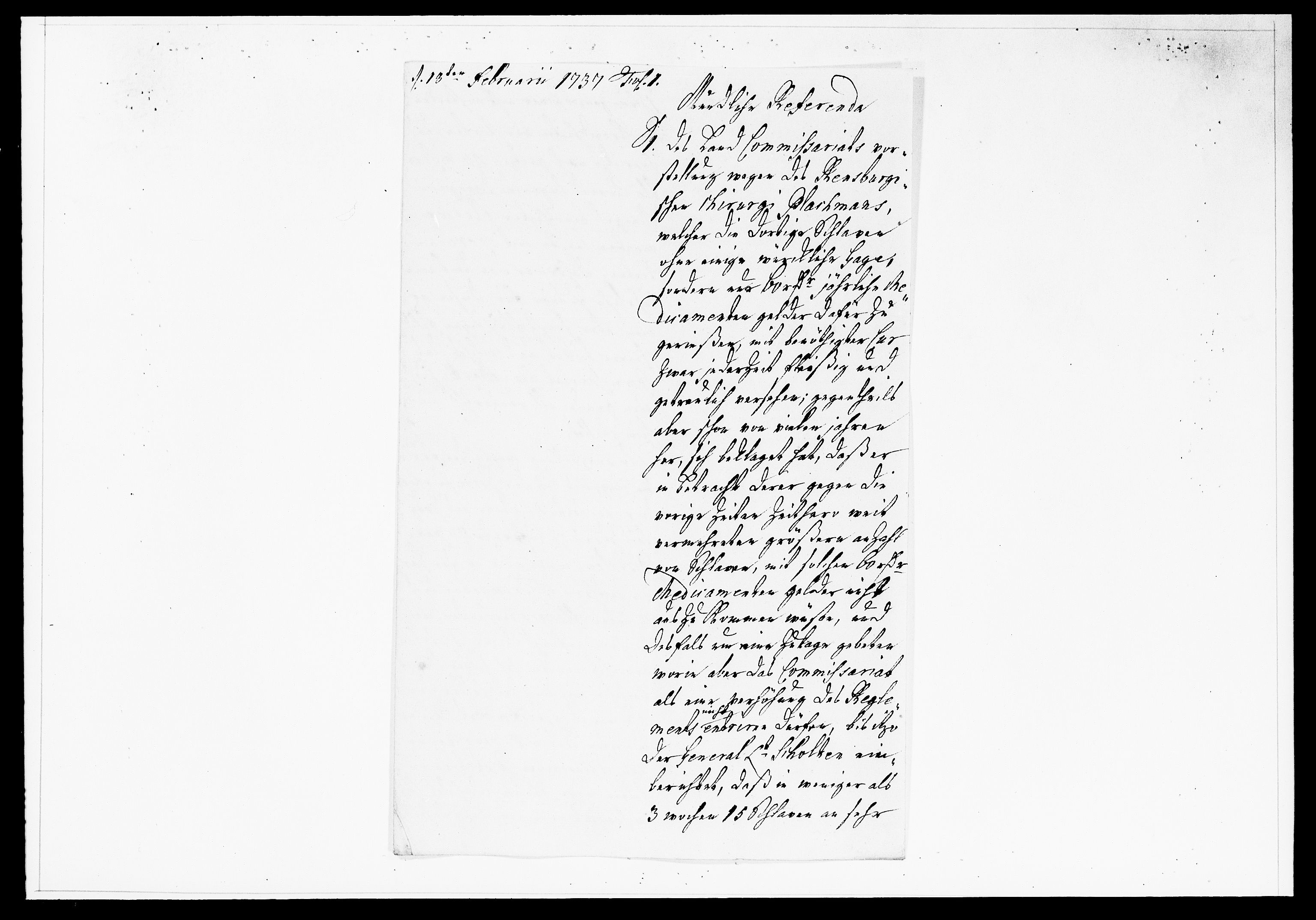 Krigskollegiet, Krigskancelliet, DRA/A-0006/-/1138-1142: Refererede sager, 1737, p. 61