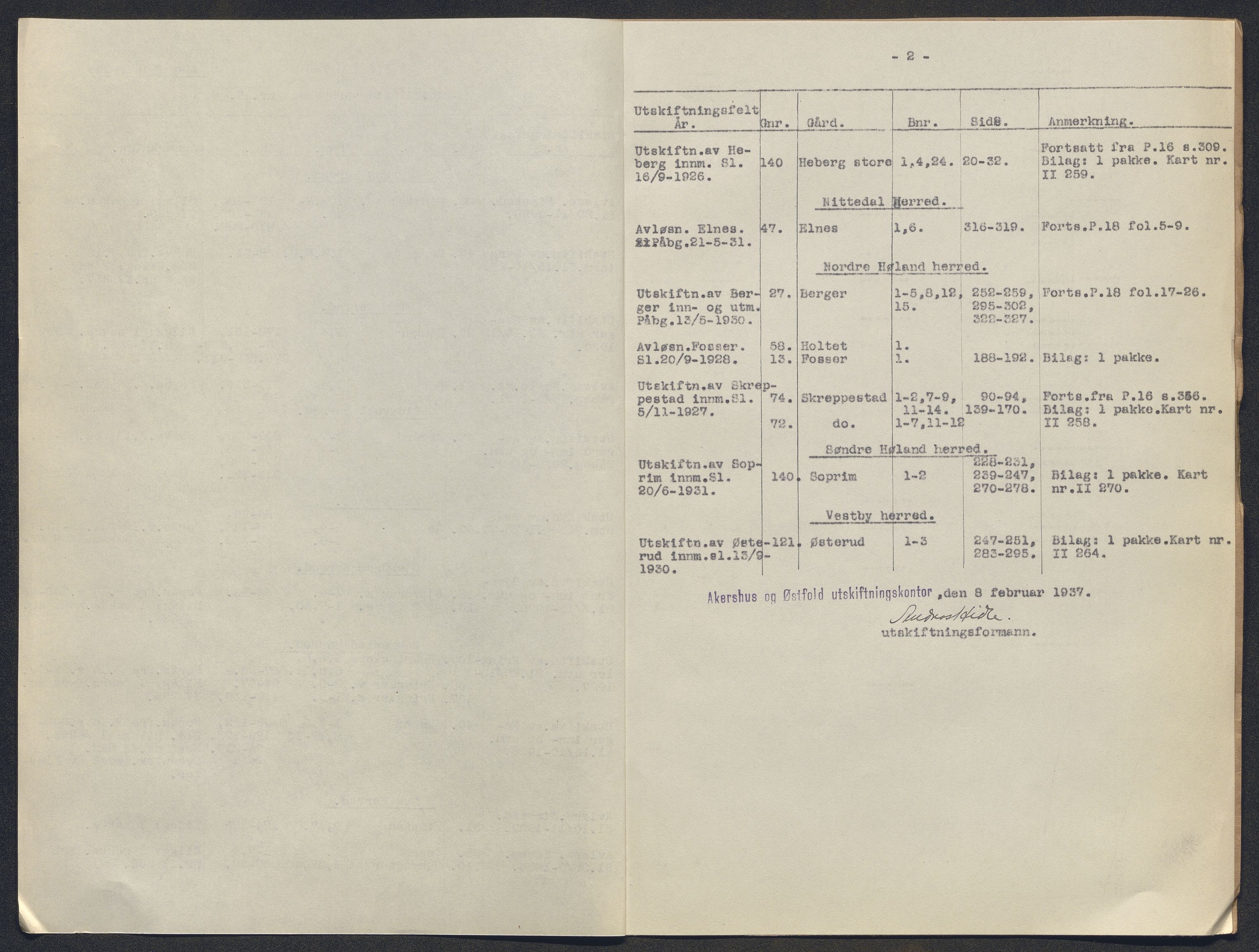 Akershus og Oslo jordskifterett, AV/SAO-A-10121/F/Fa/L0017: Forhandlingsprotokoll, 1926-1931