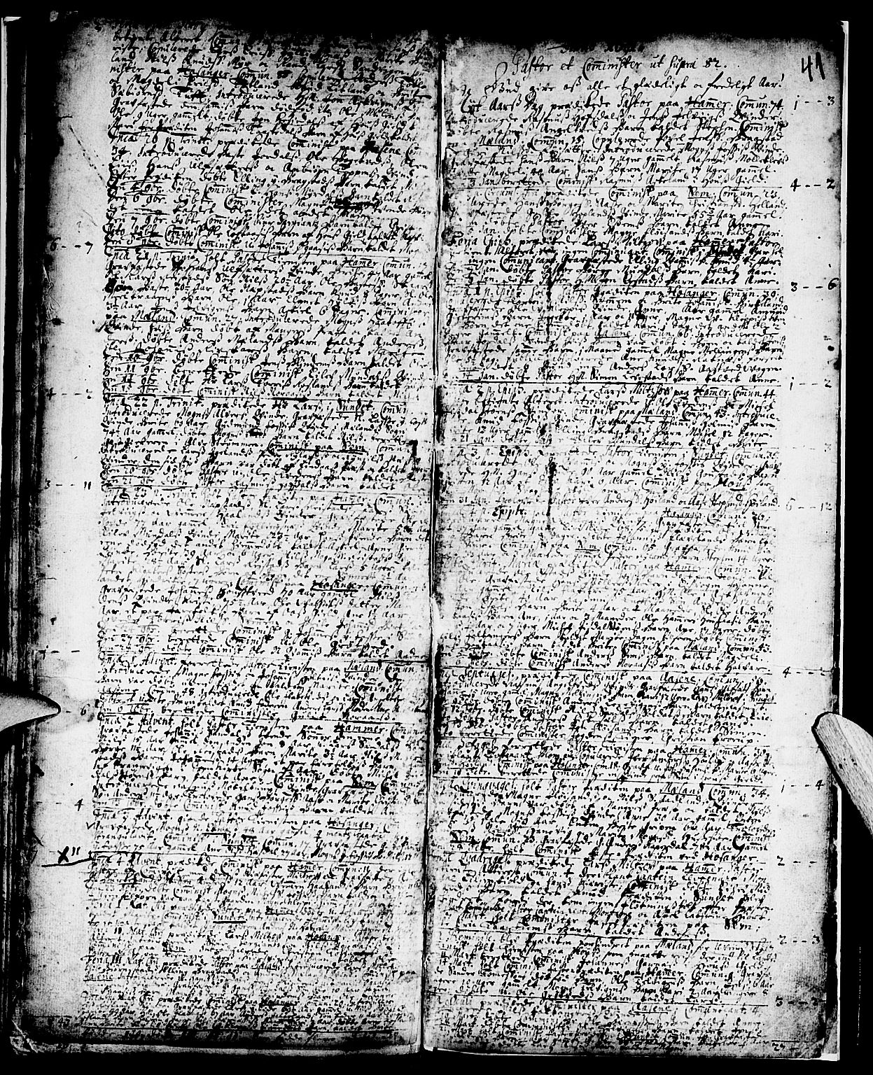 Hamre sokneprestembete, AV/SAB-A-75501/H/Ha/Haa/Haaa/L0001: Parish register (official) no. A 1, 1677-1691, p. 41