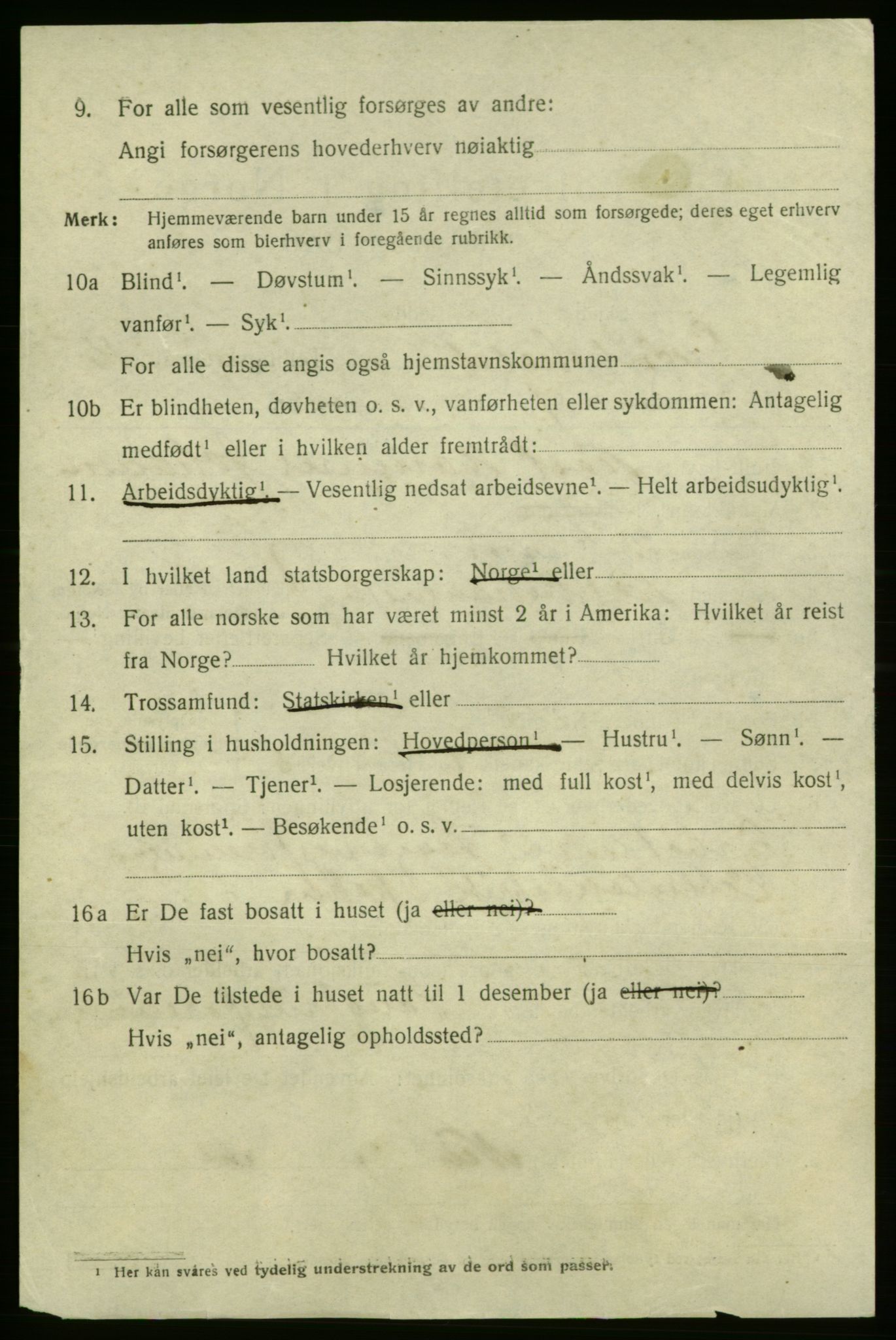 SAO, 1920 census for Fredrikshald, 1920, p. 23137