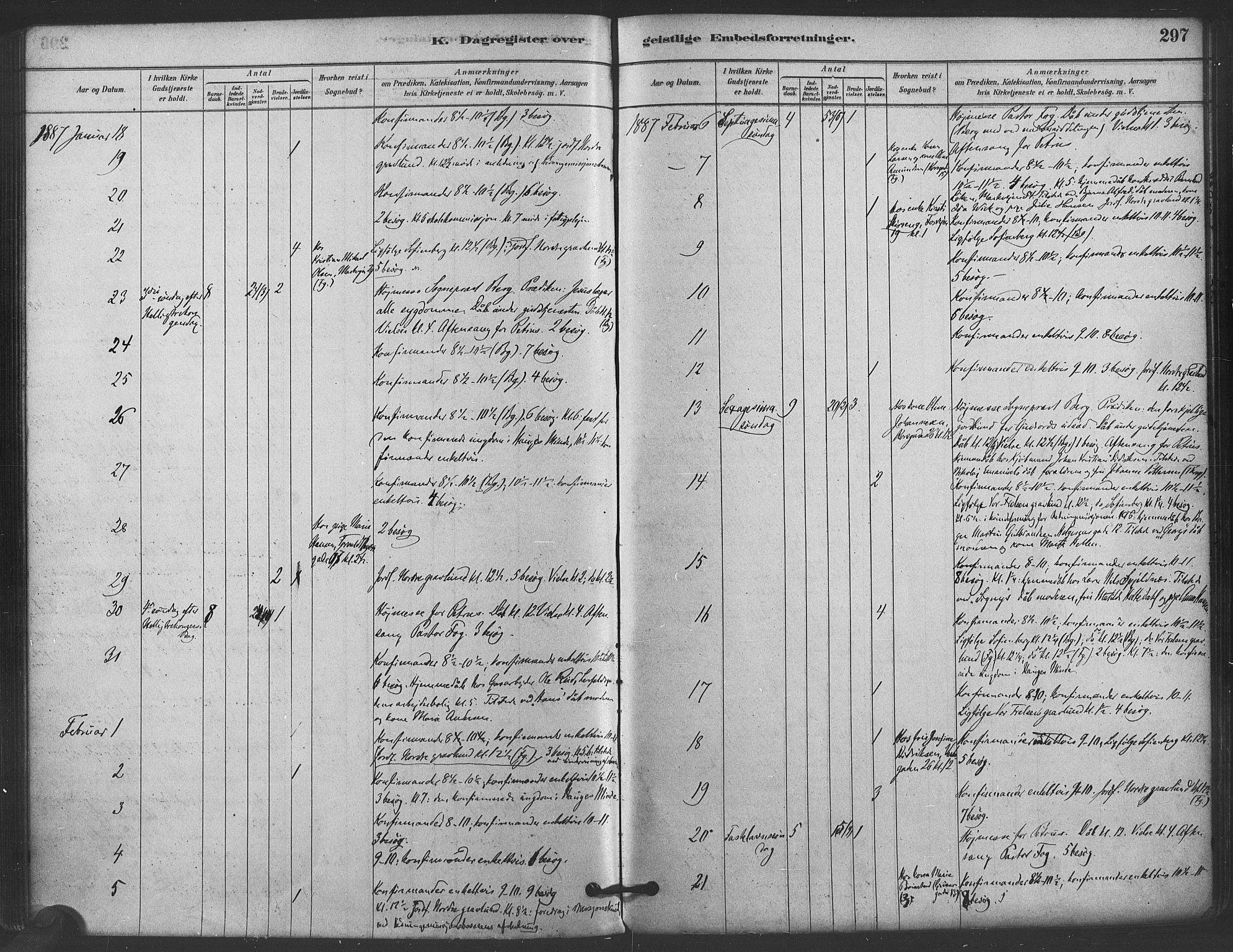 Paulus prestekontor Kirkebøker, AV/SAO-A-10871/F/Fa/L0005: Parish register (official) no. 5, 1879-1889, p. 297