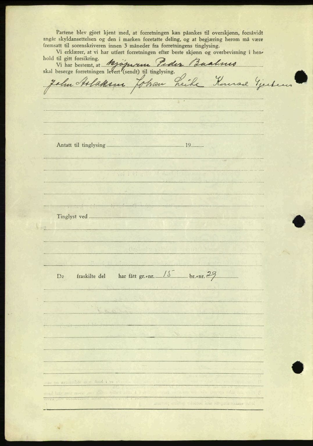 Romsdal sorenskriveri, AV/SAT-A-4149/1/2/2C: Mortgage book no. A11, 1941-1942, Diary no: : 2083/1941