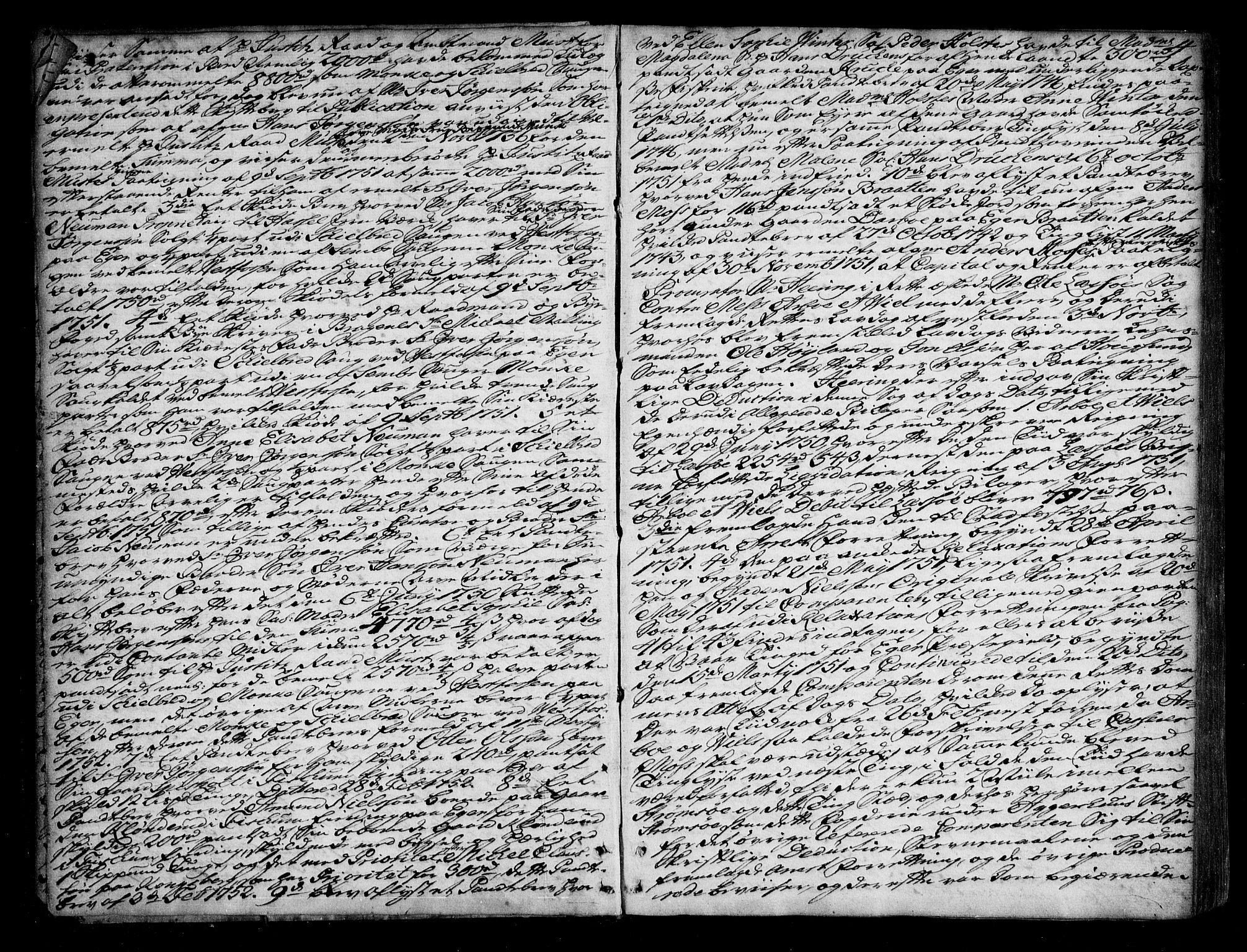 Eiker, Modum og Sigdal sorenskriveri, SAKO/A-123/F/Fa/Fab/L0004: Tingbok, 1752-1753, p. 4