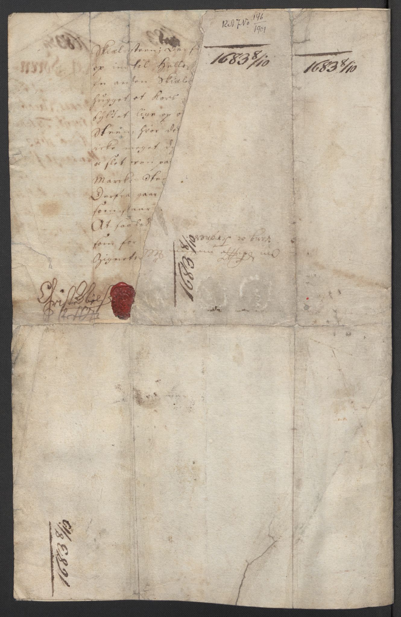 Riksarkivets diplomsamling, AV/RA-EA-5965/F15/L0037: Prestearkiv - Hordaland, 1577-1733, p. 96