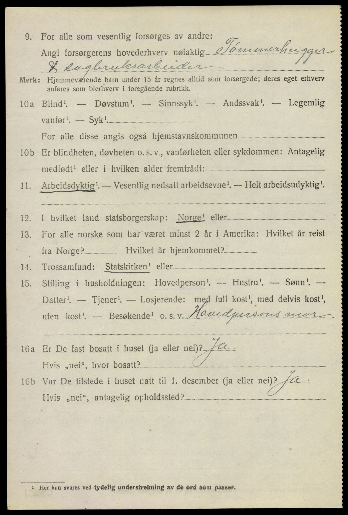 SAO, 1920 census for Høland, 1920, p. 9194