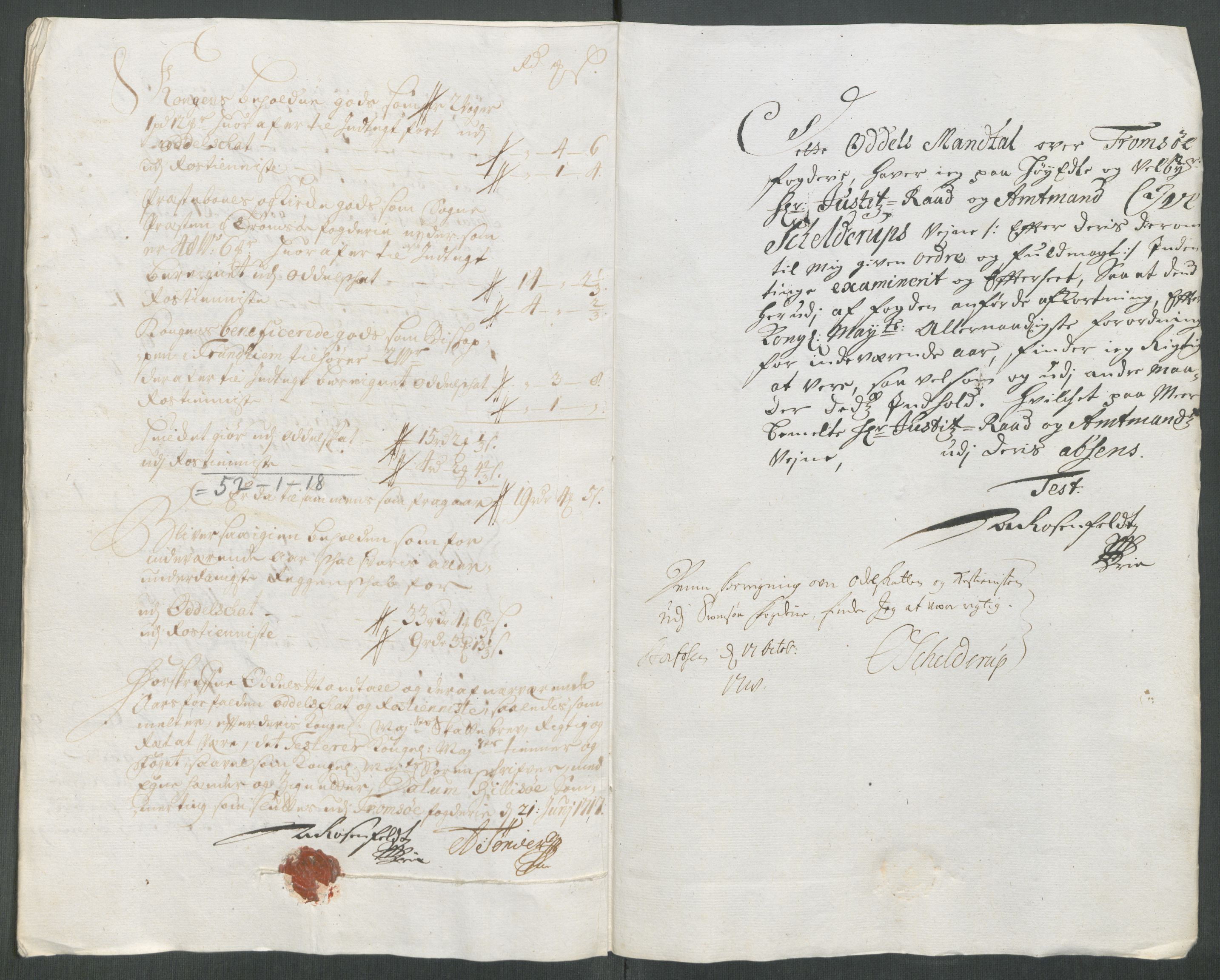 Rentekammeret inntil 1814, Reviderte regnskaper, Fogderegnskap, AV/RA-EA-4092/R68/L4763: Fogderegnskap Senja og Troms, 1717, p. 98