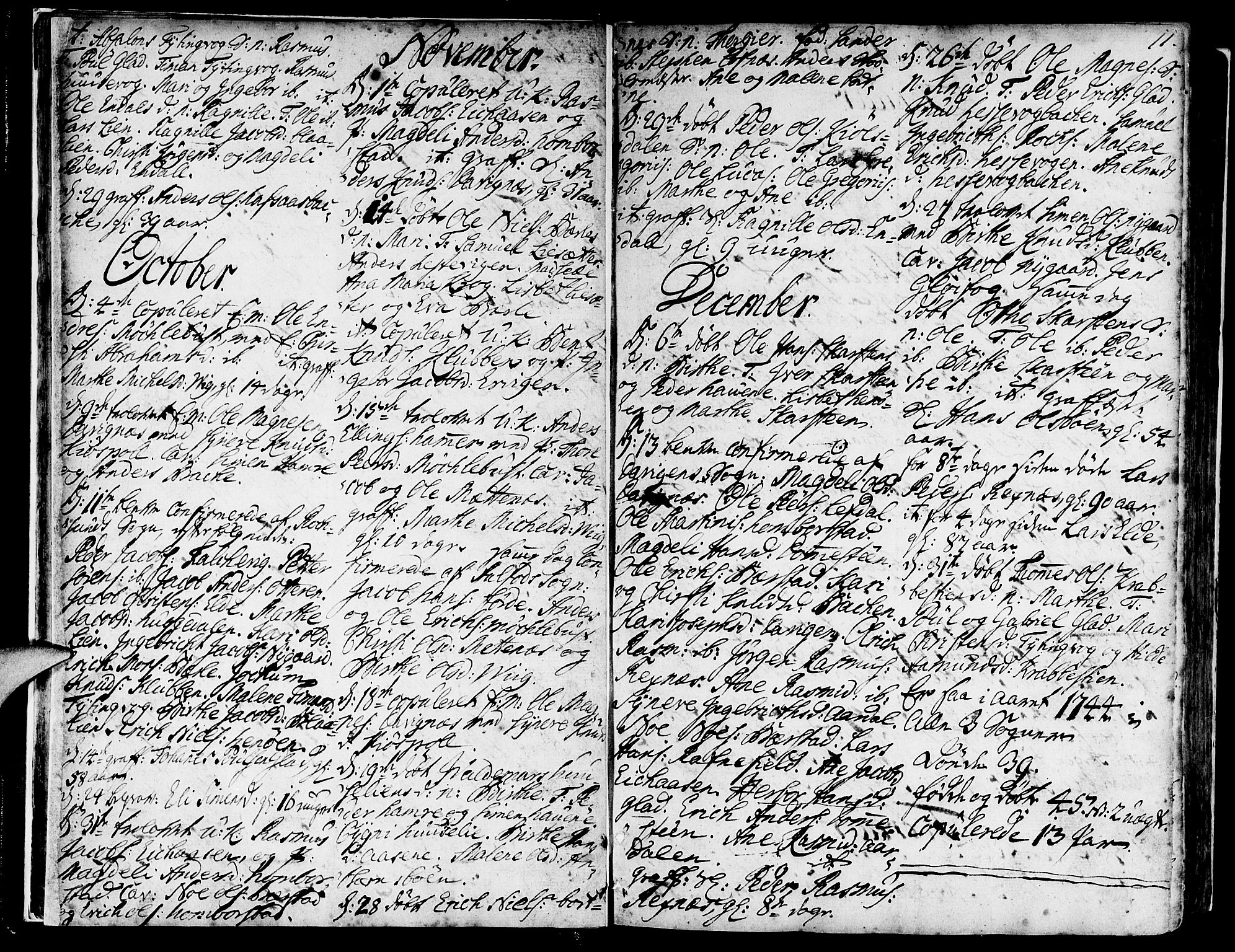 Davik sokneprestembete, SAB/A-79701/H/Haa/Haaa/L0002: Parish register (official) no. A 2, 1742-1816, p. 11