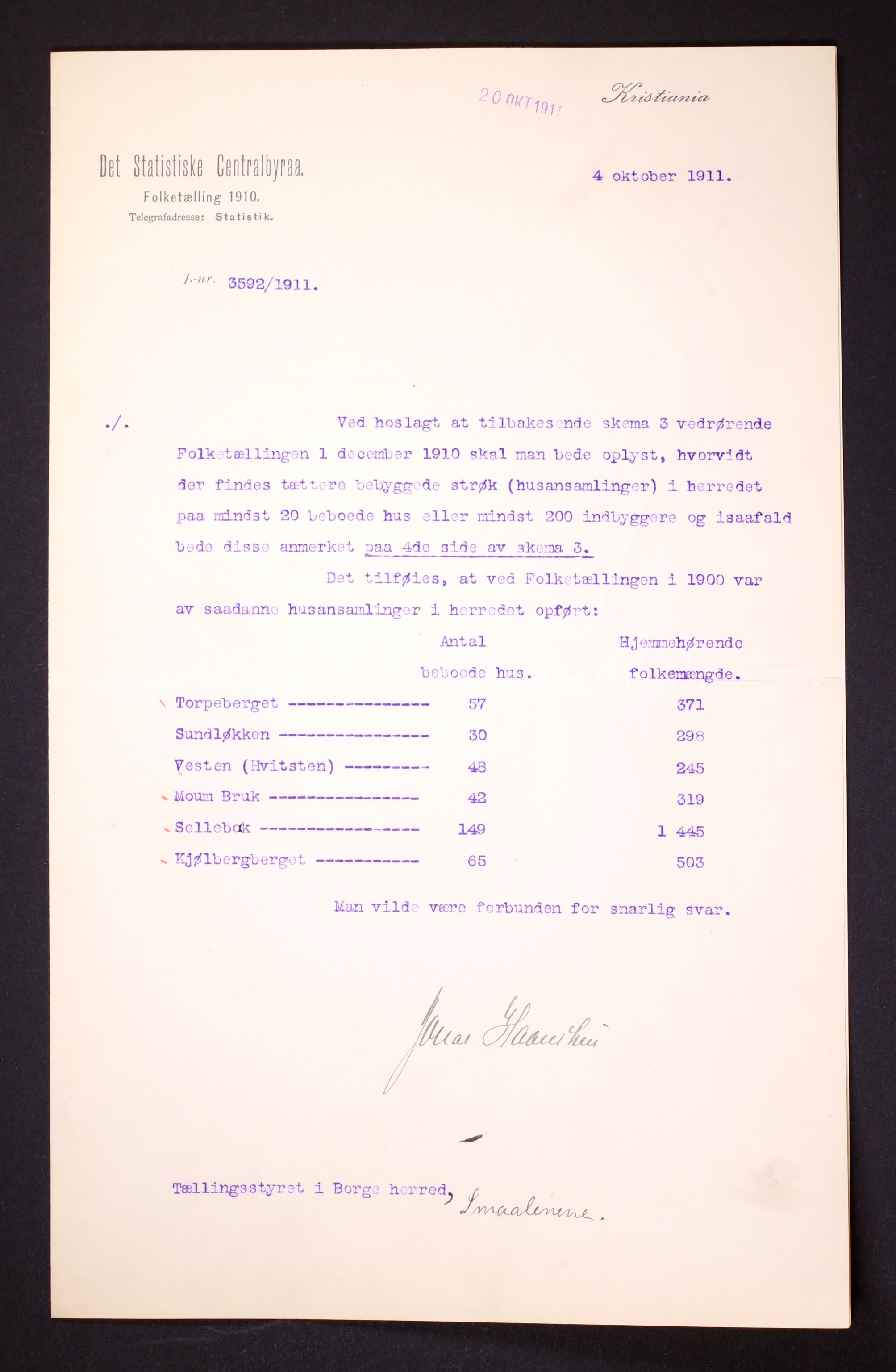 RA, 1910 census for Borge, 1910, p. 44