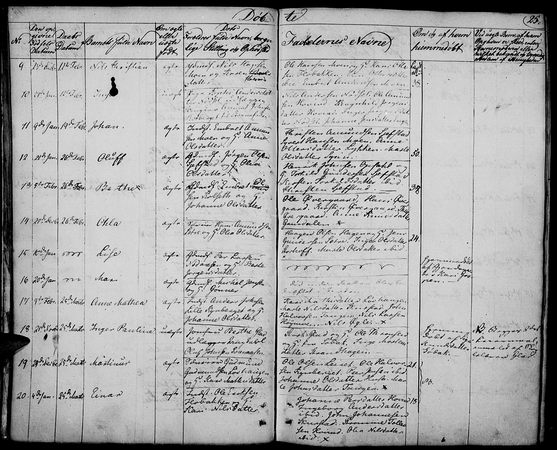 Elverum prestekontor, AV/SAH-PREST-044/H/Ha/Haa/L0008: Parish register (official) no. 8, 1830-1842, p. 25