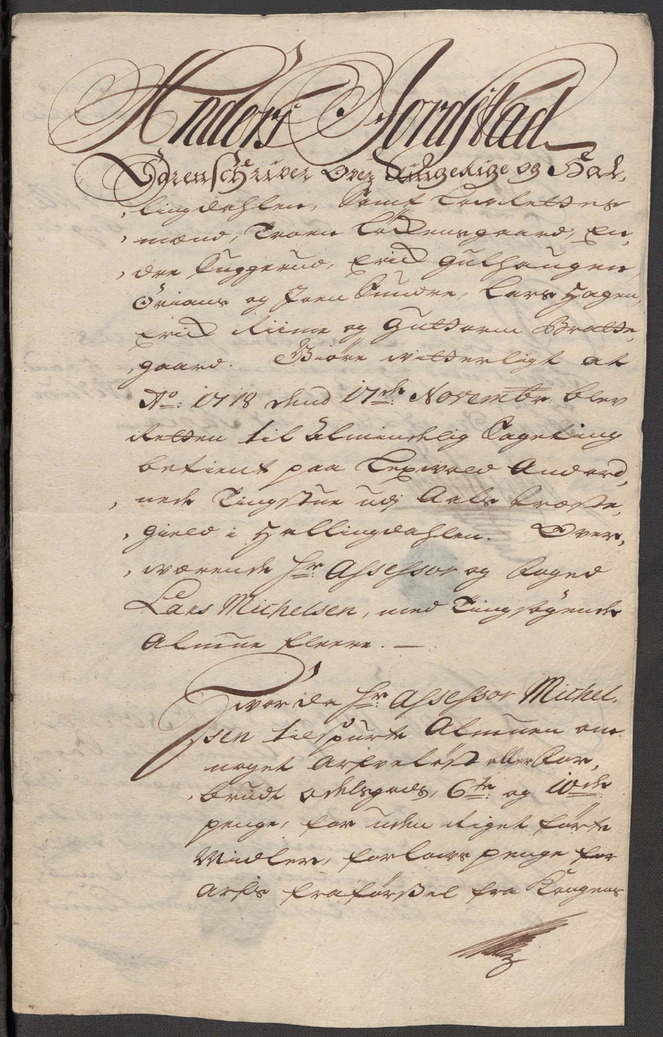 Rentekammeret inntil 1814, Reviderte regnskaper, Fogderegnskap, RA/EA-4092/R23/L1476: Fogderegnskap Ringerike og Hallingdal, 1718, p. 195