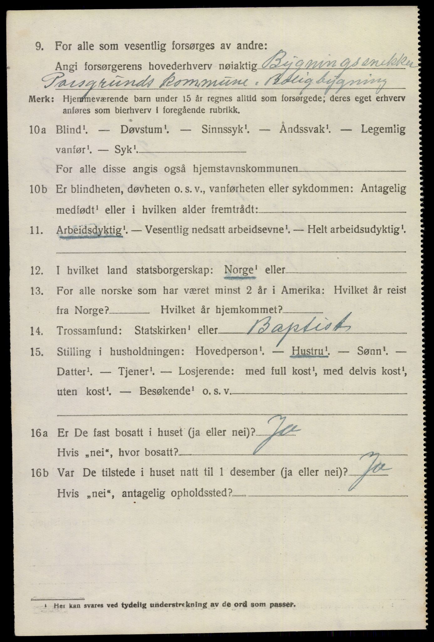 SAKO, 1920 census for Gjerpen, 1920, p. 10793