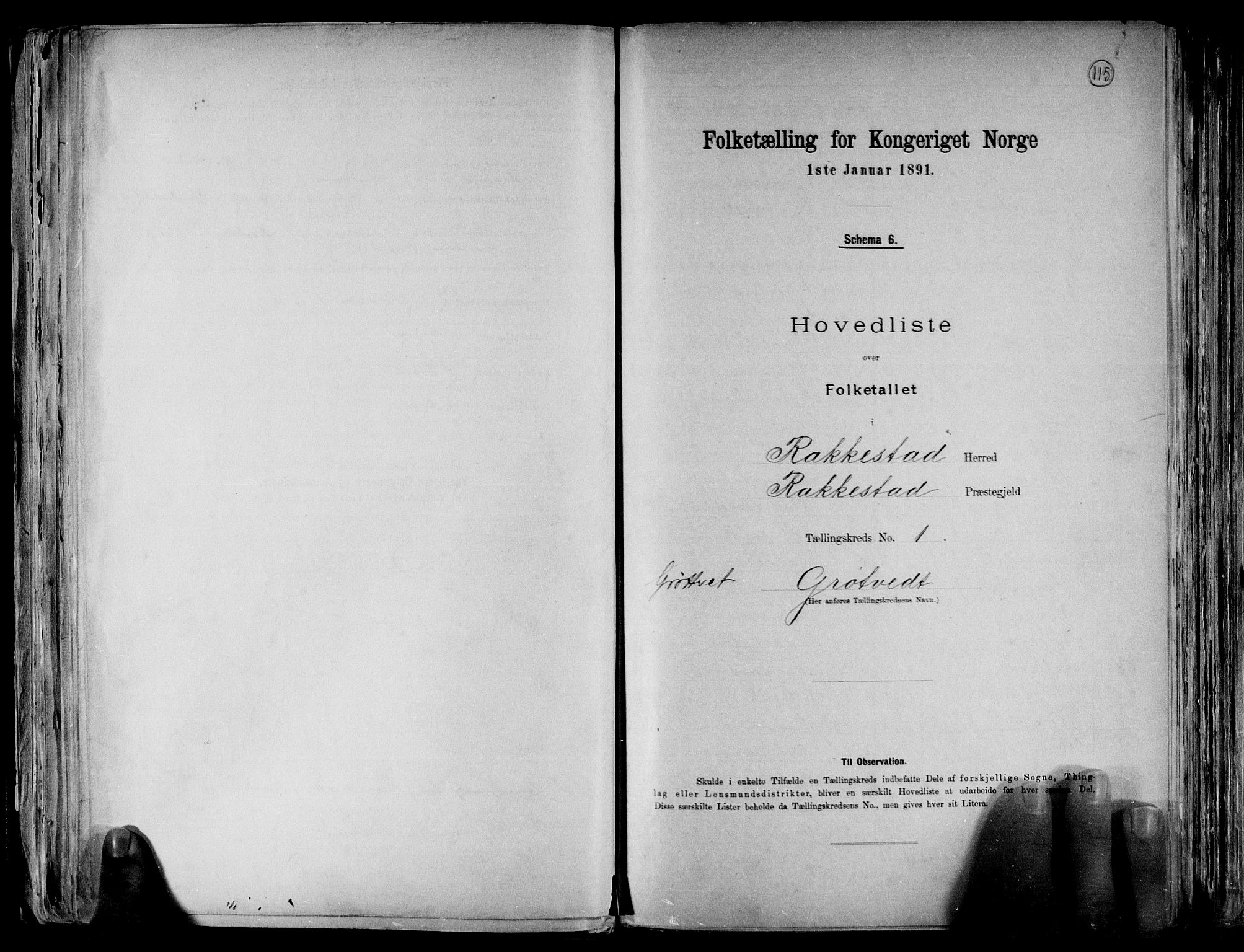 RA, 1891 census for 0128 Rakkestad, 1891, p. 4
