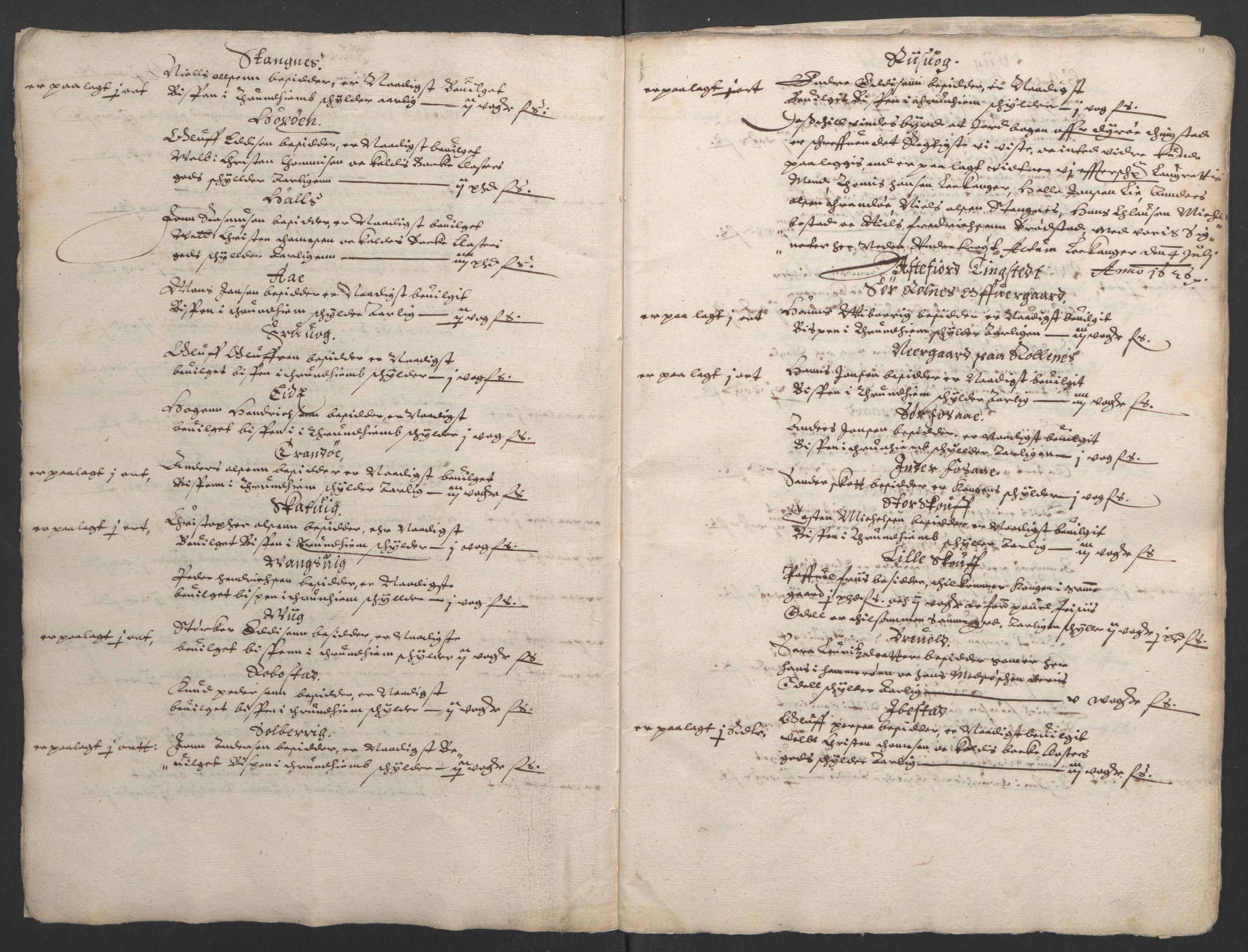 Stattholderembetet 1572-1771, AV/RA-EA-2870/Ek/L0006/0002: Jordebøker til utlikning av garnisonsskatt 1624-1626: / Jordebøker for de nordlandske len, 1626, p. 13