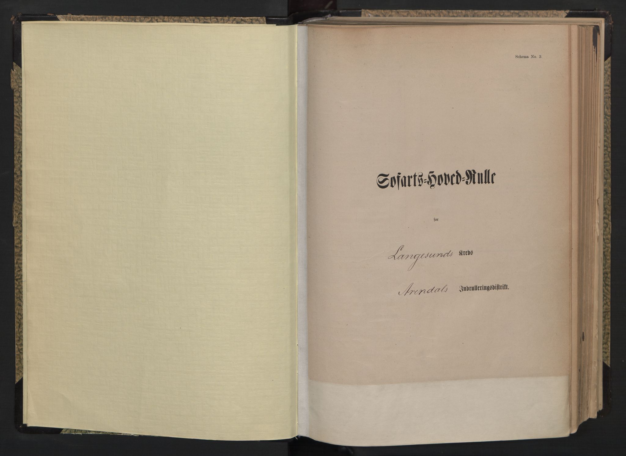 Langesund innrulleringskontor, AV/SAKO-A-831/F/Fc/L0008: Hovedrulle, 1892-1947