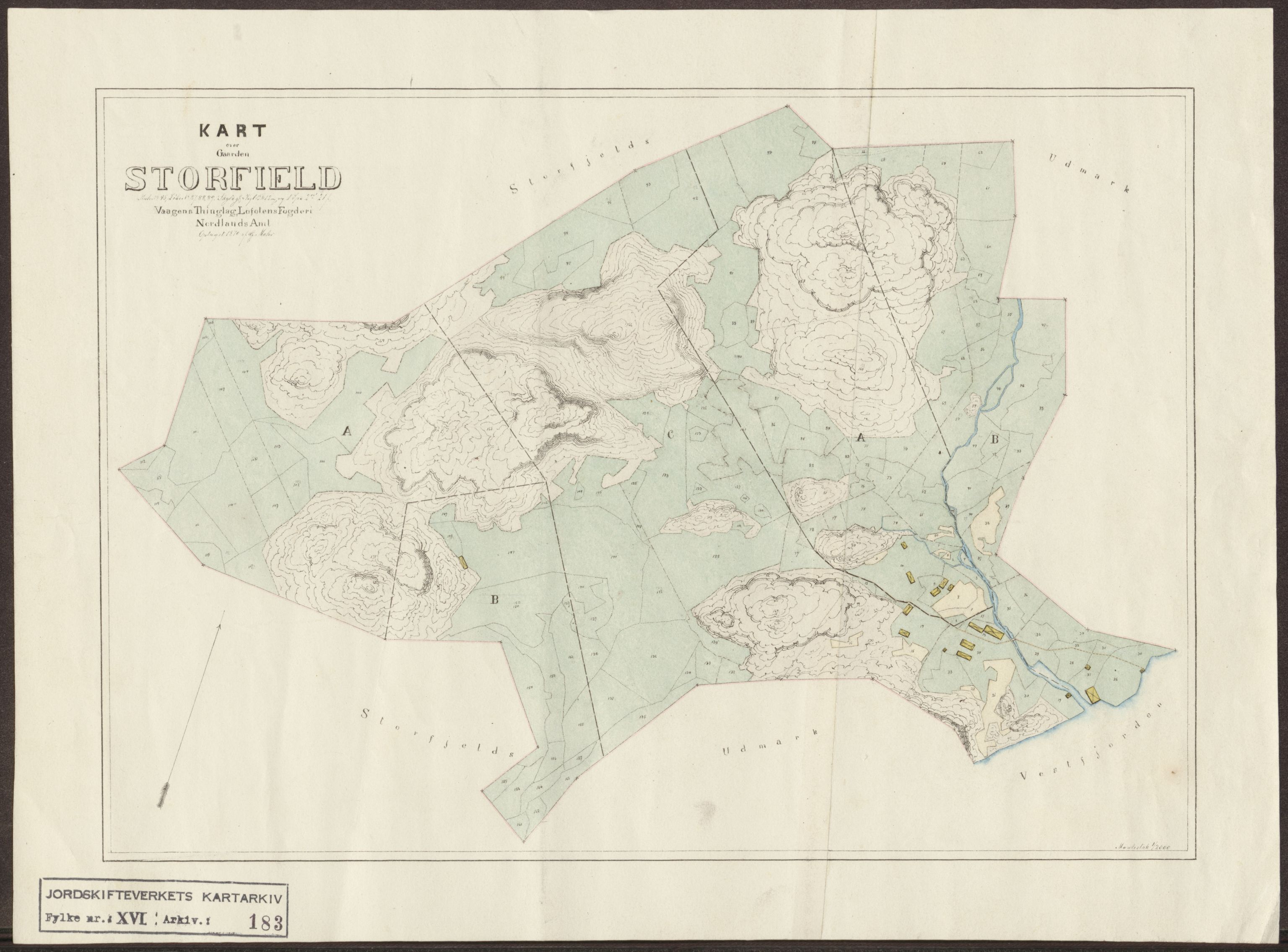 Jordskifteverkets kartarkiv, AV/RA-S-3929/T, 1859-1988, p. 276