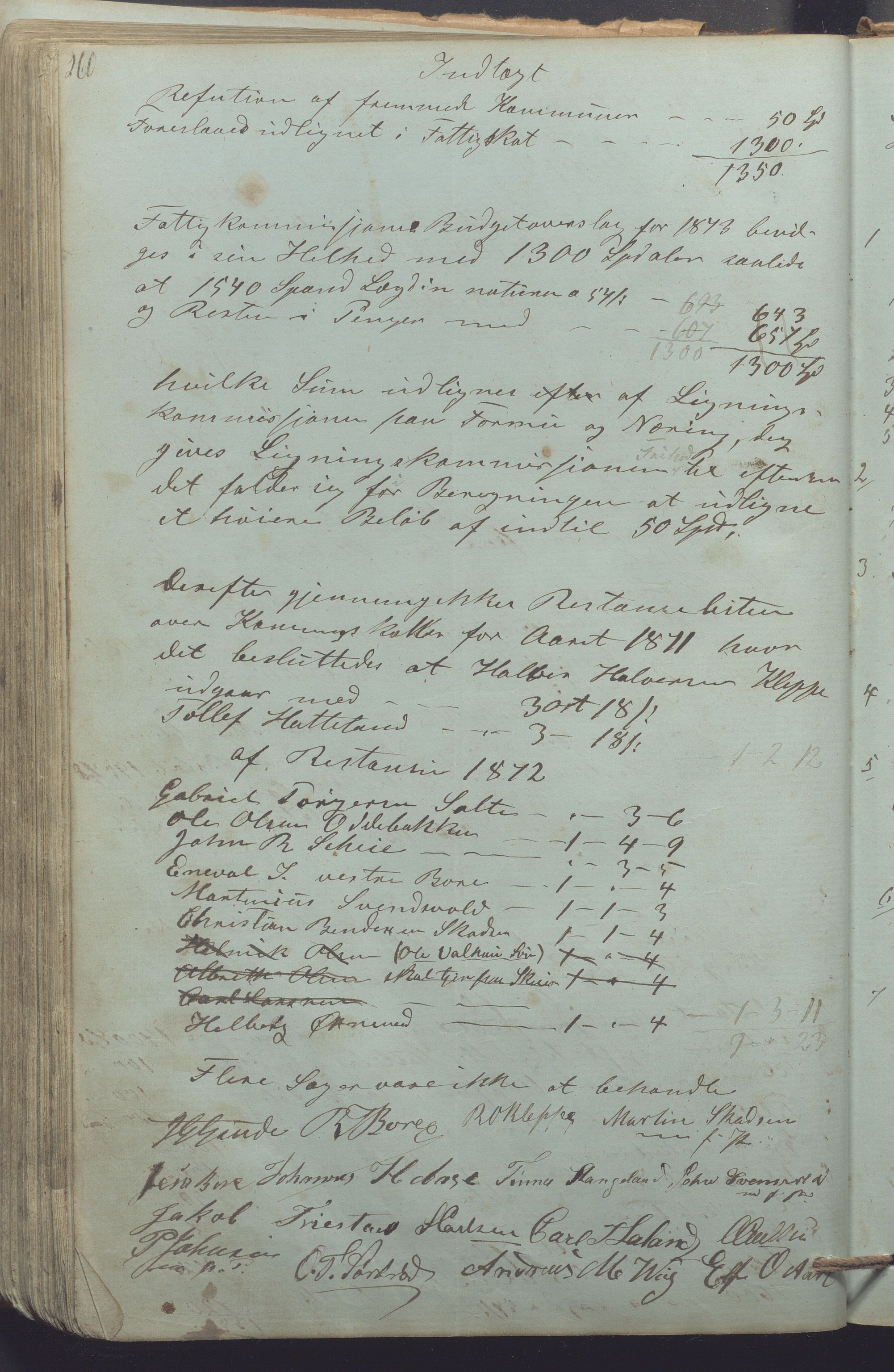 Klepp kommune - Formannskapet, IKAR/K-100277/A/L0002: Møtebok, 1861-1878, p. 260