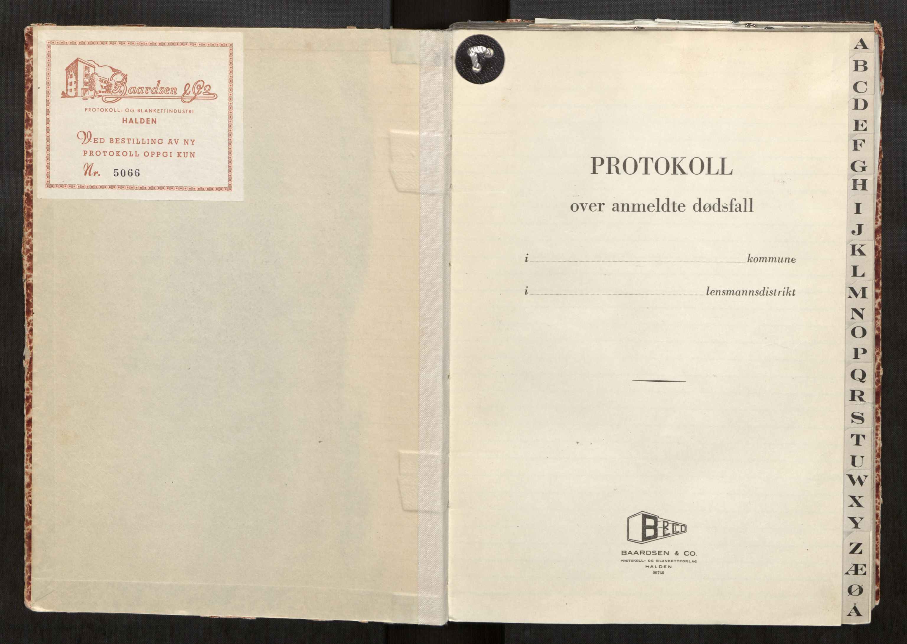 Stangvik lensmannskontor, AV/SAT-A-6440/Ga/L0005: Dødsfallsprotokoll, 1956-1965